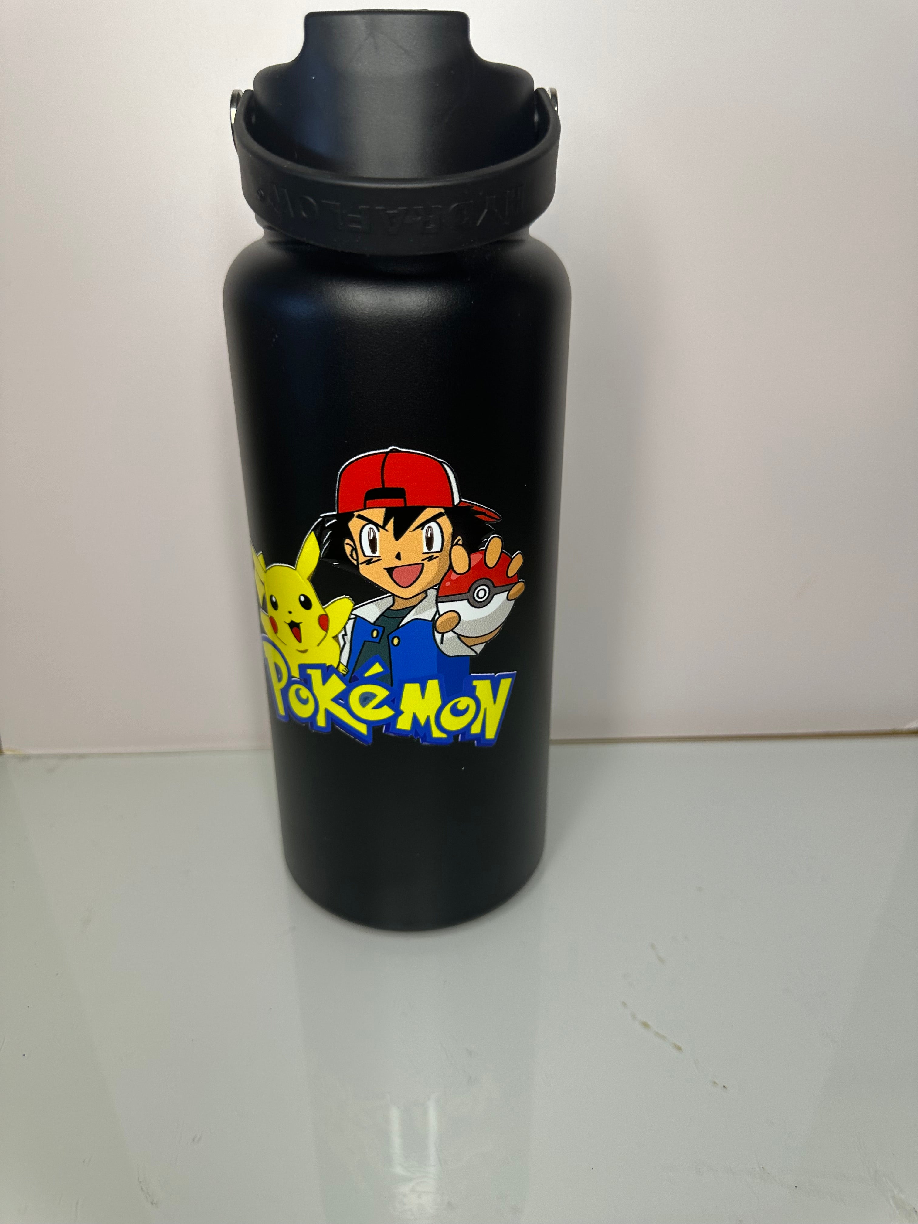 34 oz Poke Water Bottle Black