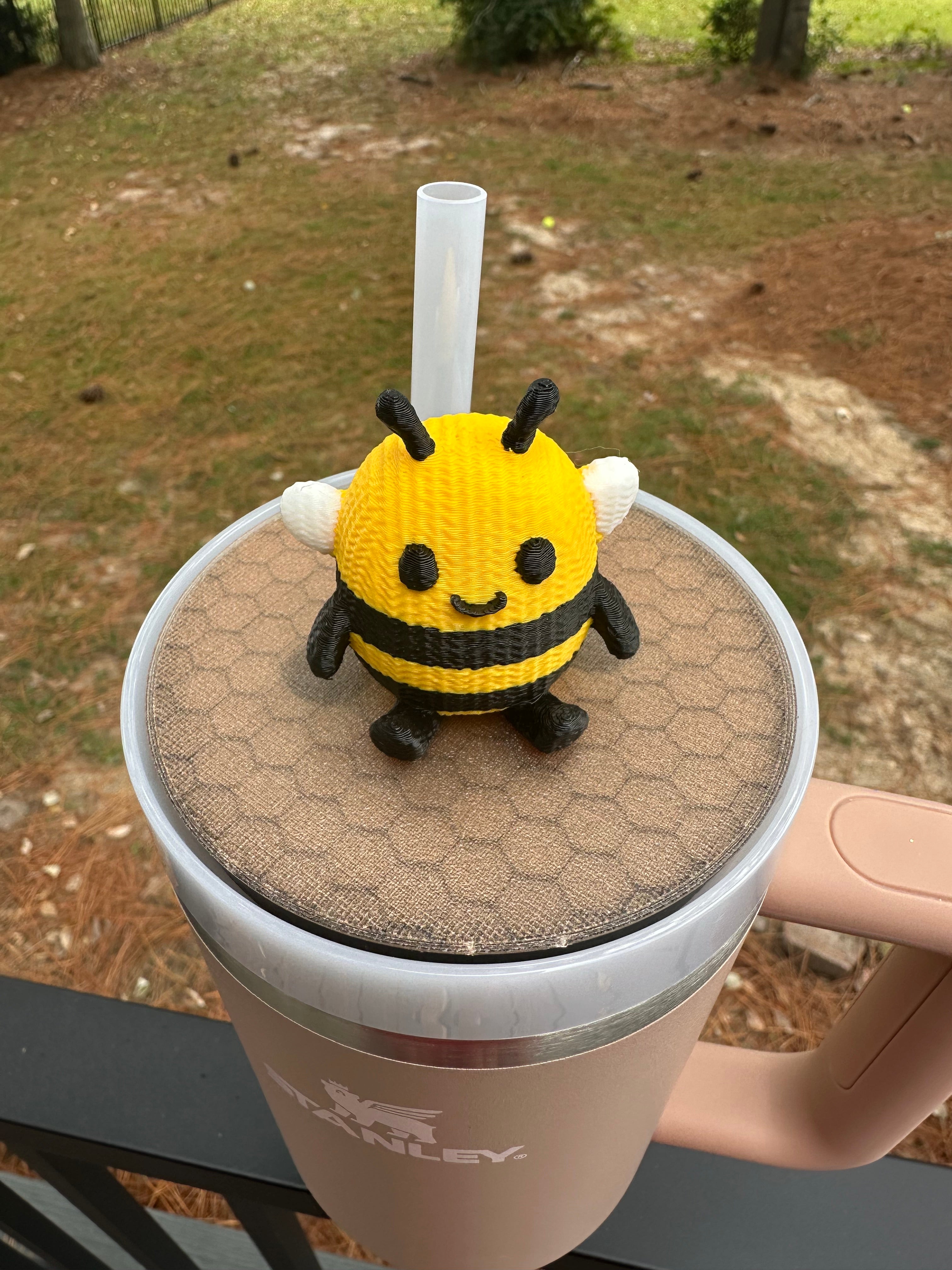Tumbler Toppers: Honey Bee