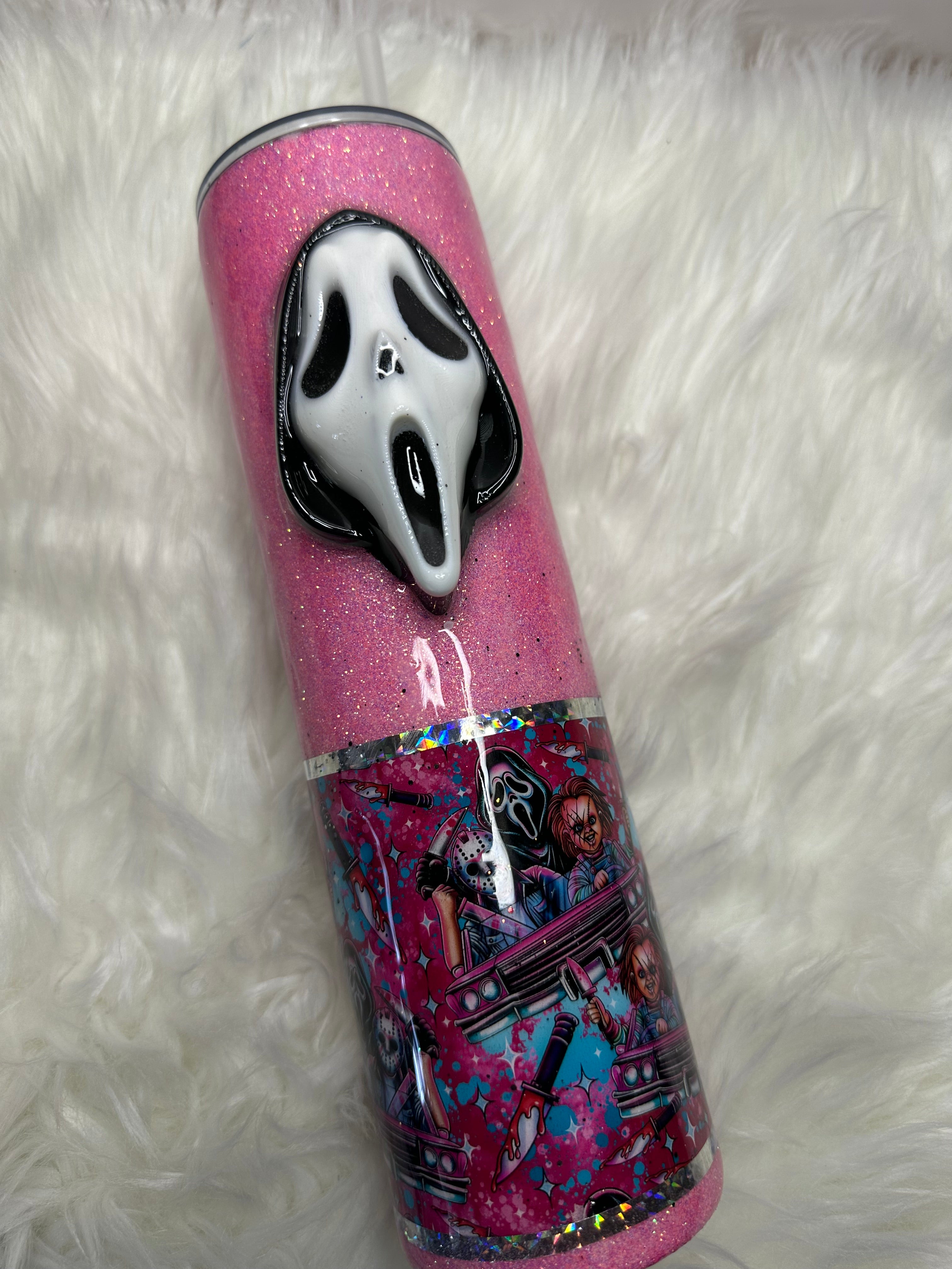 32 oz Scream Ghost Face 3D Tumbler