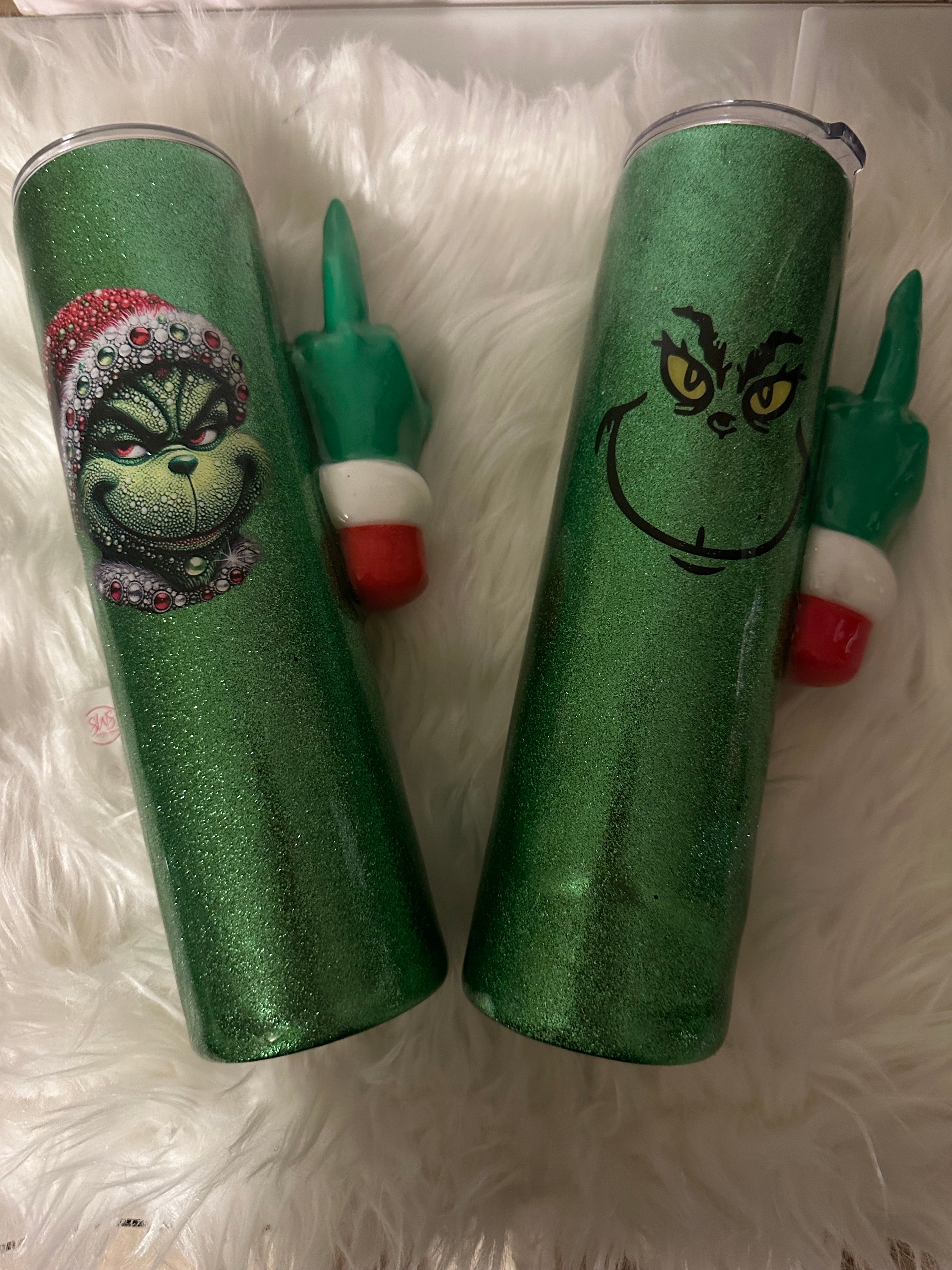 32 oz Plump with Green Guy Middle Finger