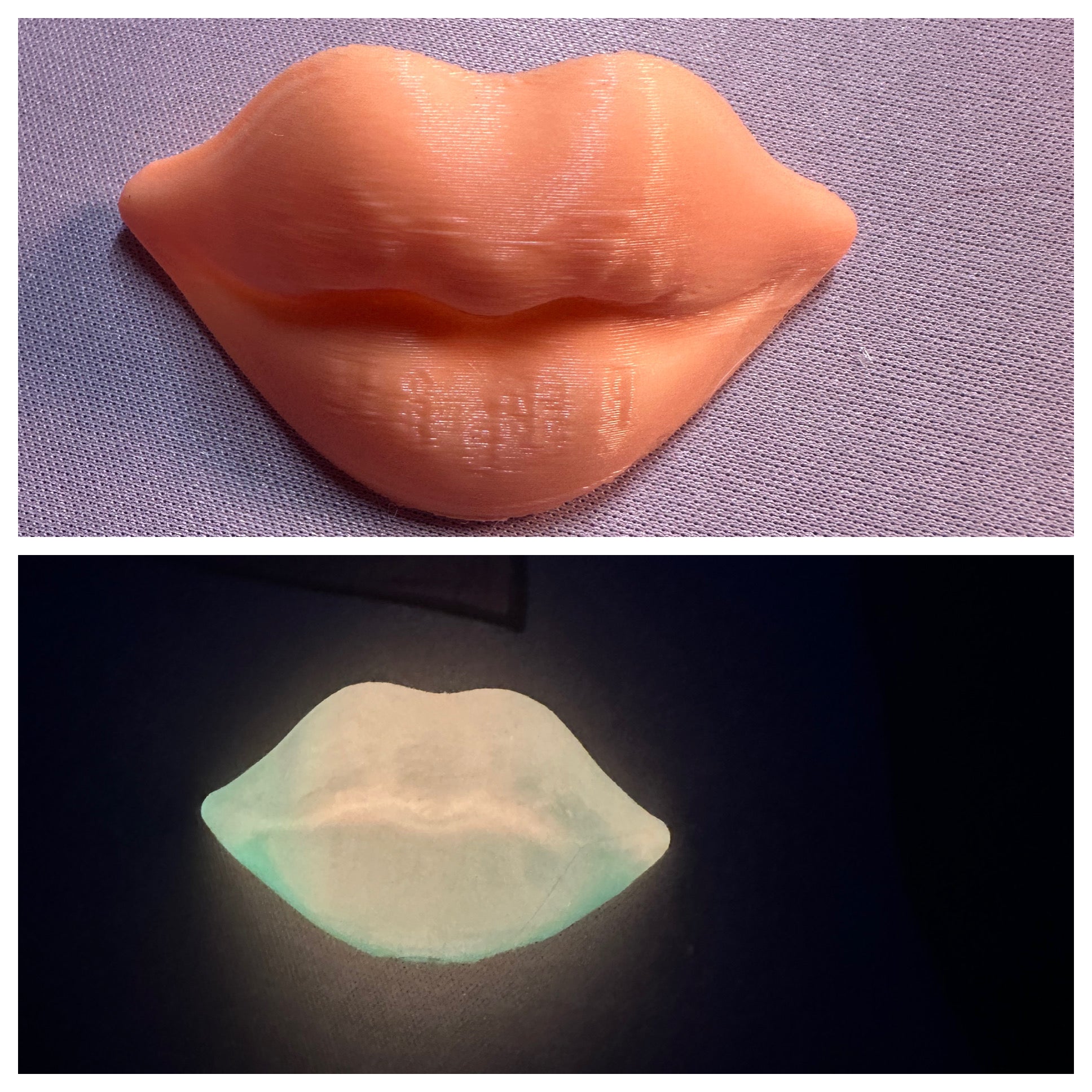 Tumbler Garnish: Lips or Mouth