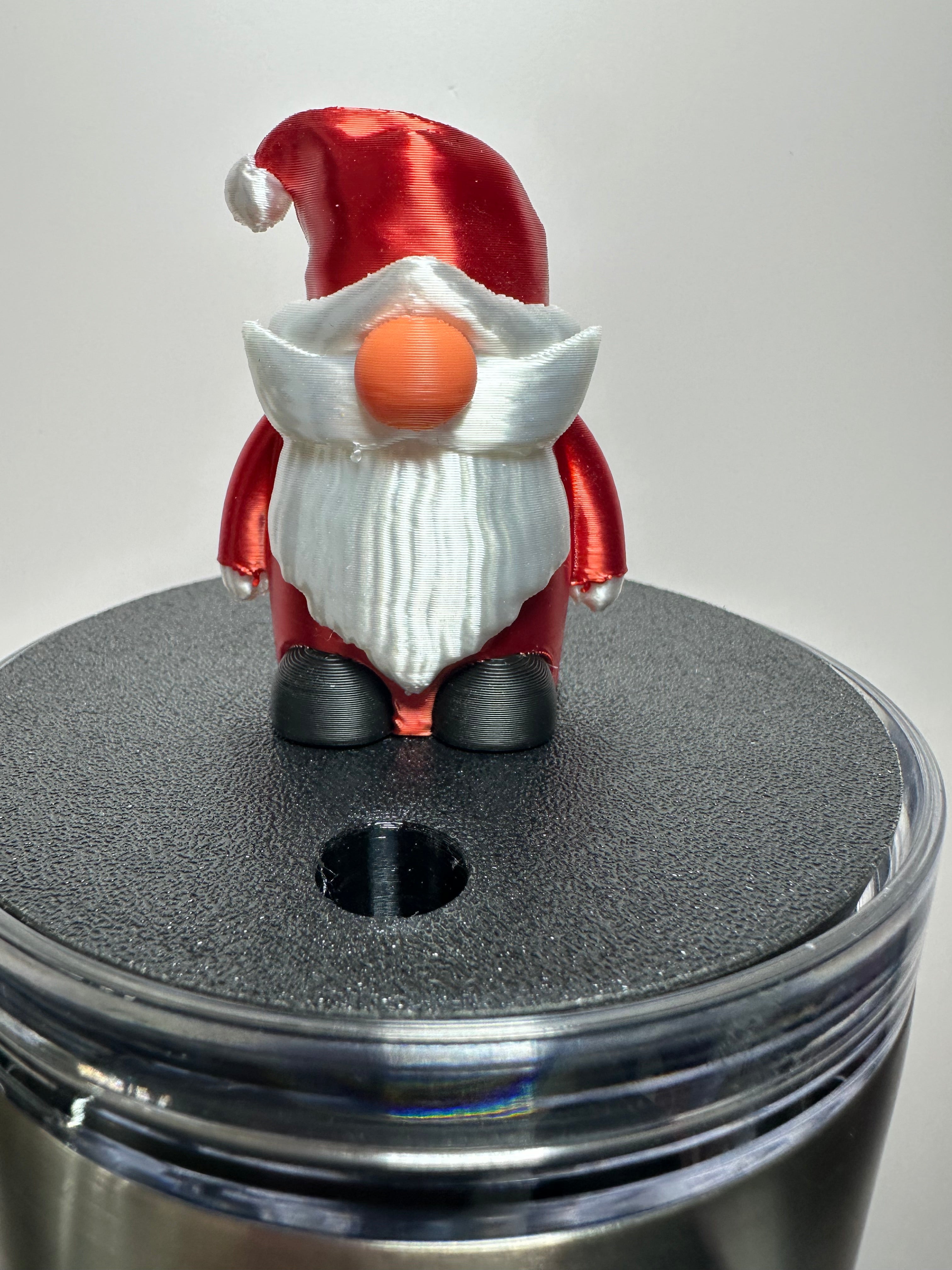 Tumbler Toppers: Santa Claus