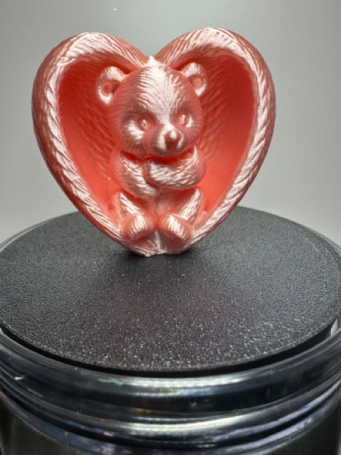Tumbler Toppers: Bear in Heart