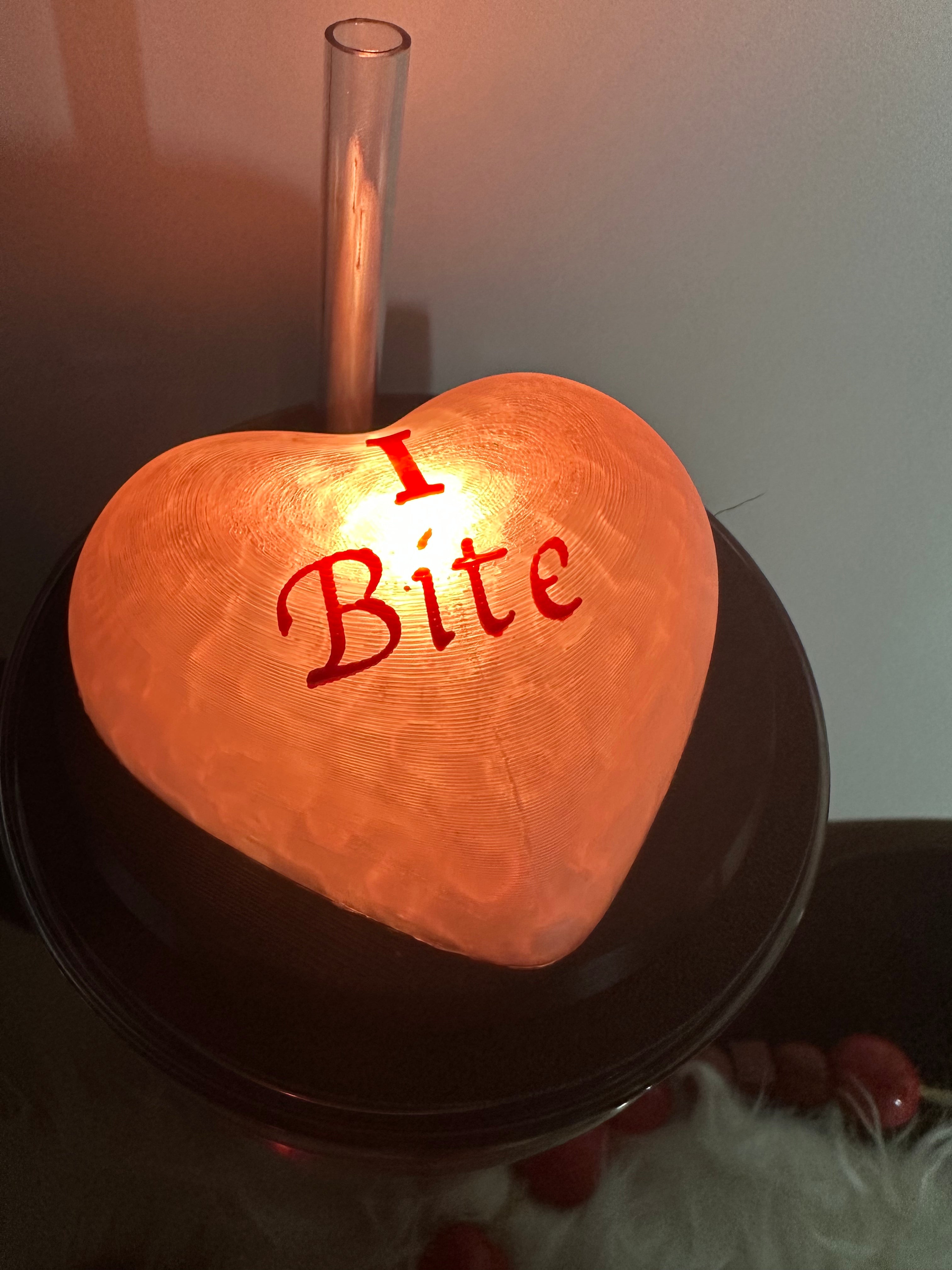 Tumbler Toppers: Valentine Puffy Hearts Light Up/Glow Customize