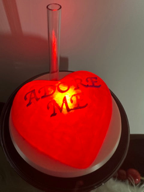 Tumbler Toppers: Valentine Puffy Hearts Light Up/Glow Customize