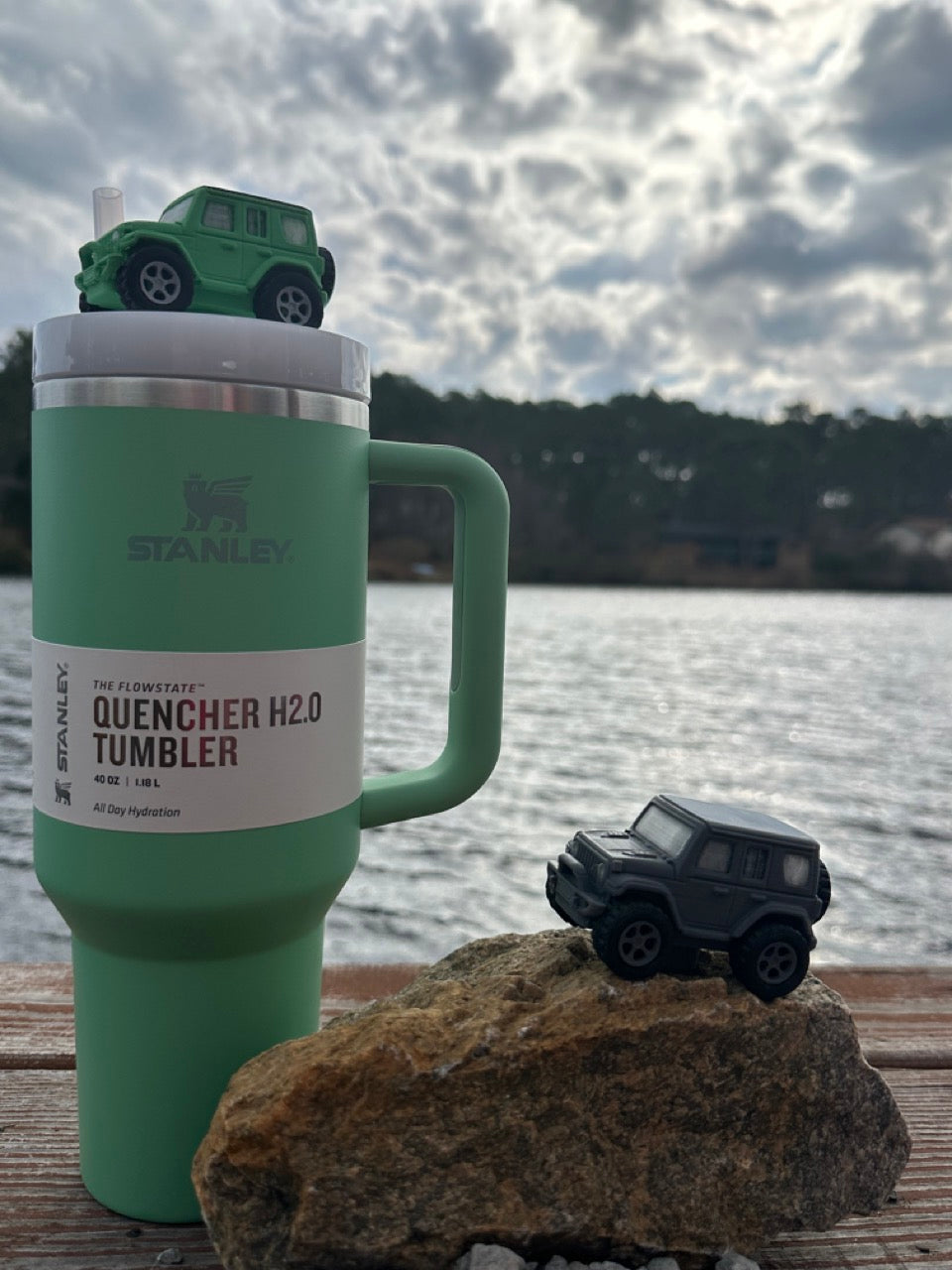 Tumbler Toppers: Jeep type cars - and they even roll!