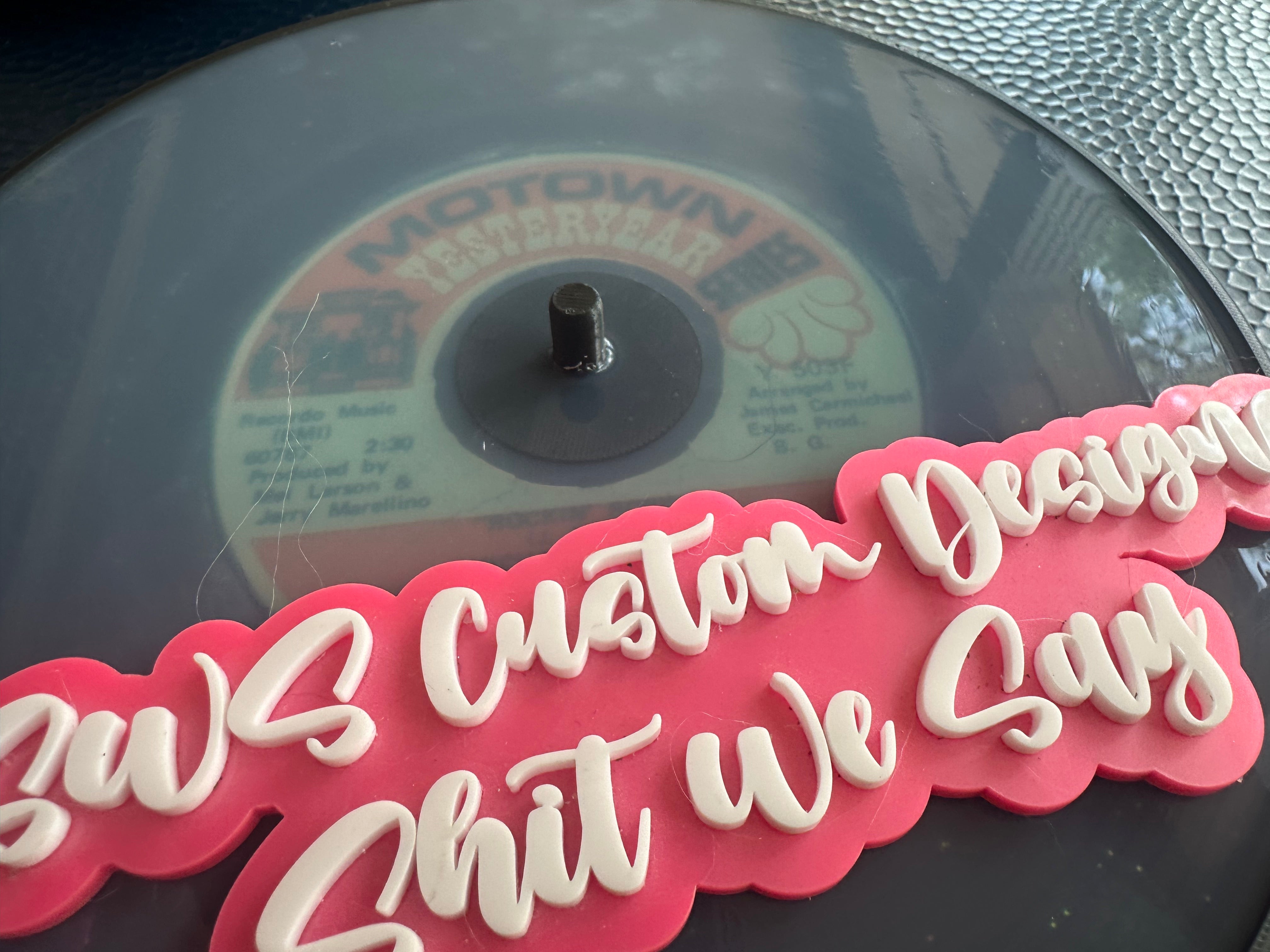Crafting Turntables with center pole