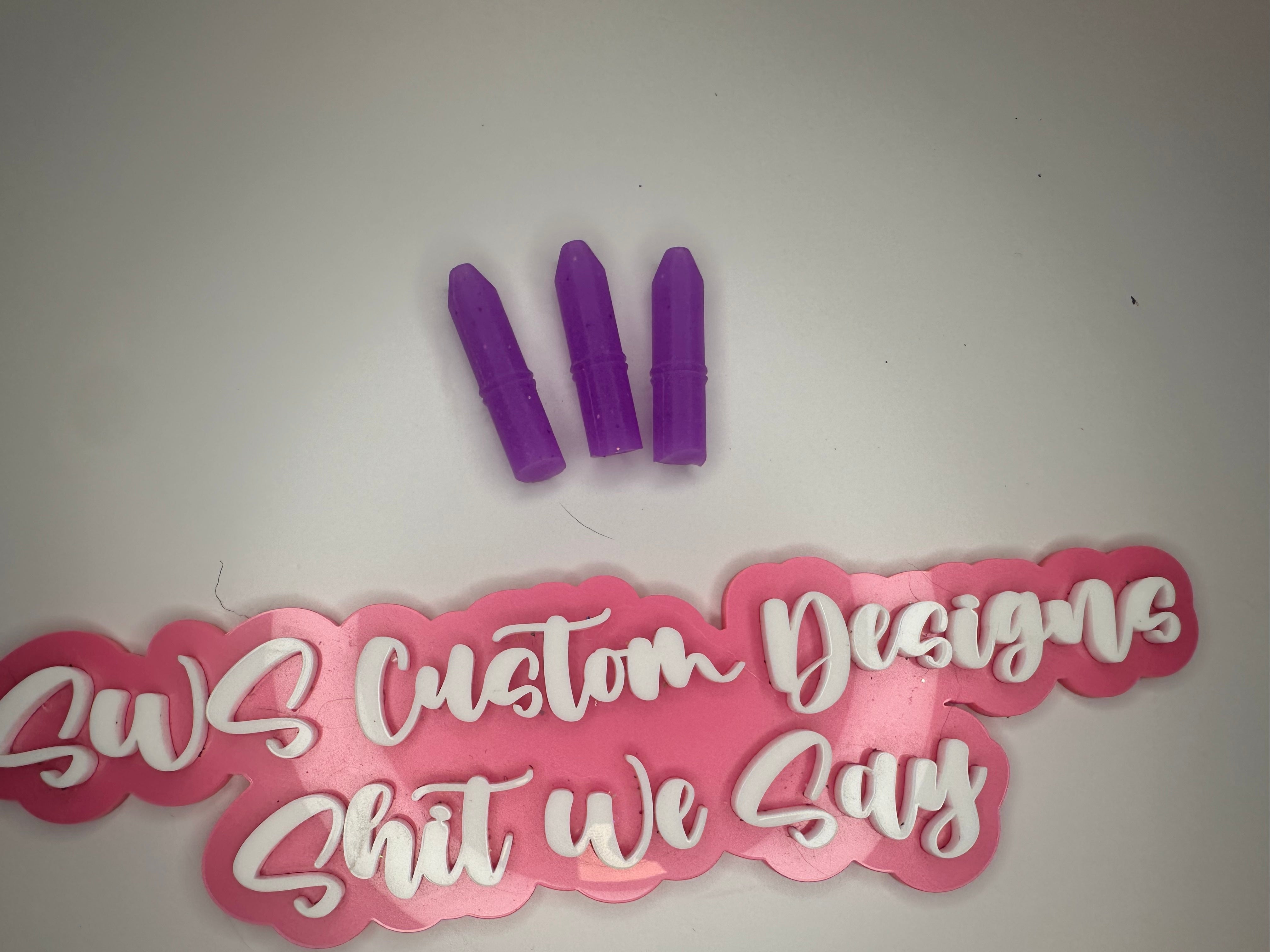 Acrylic Blank Hole Plugs