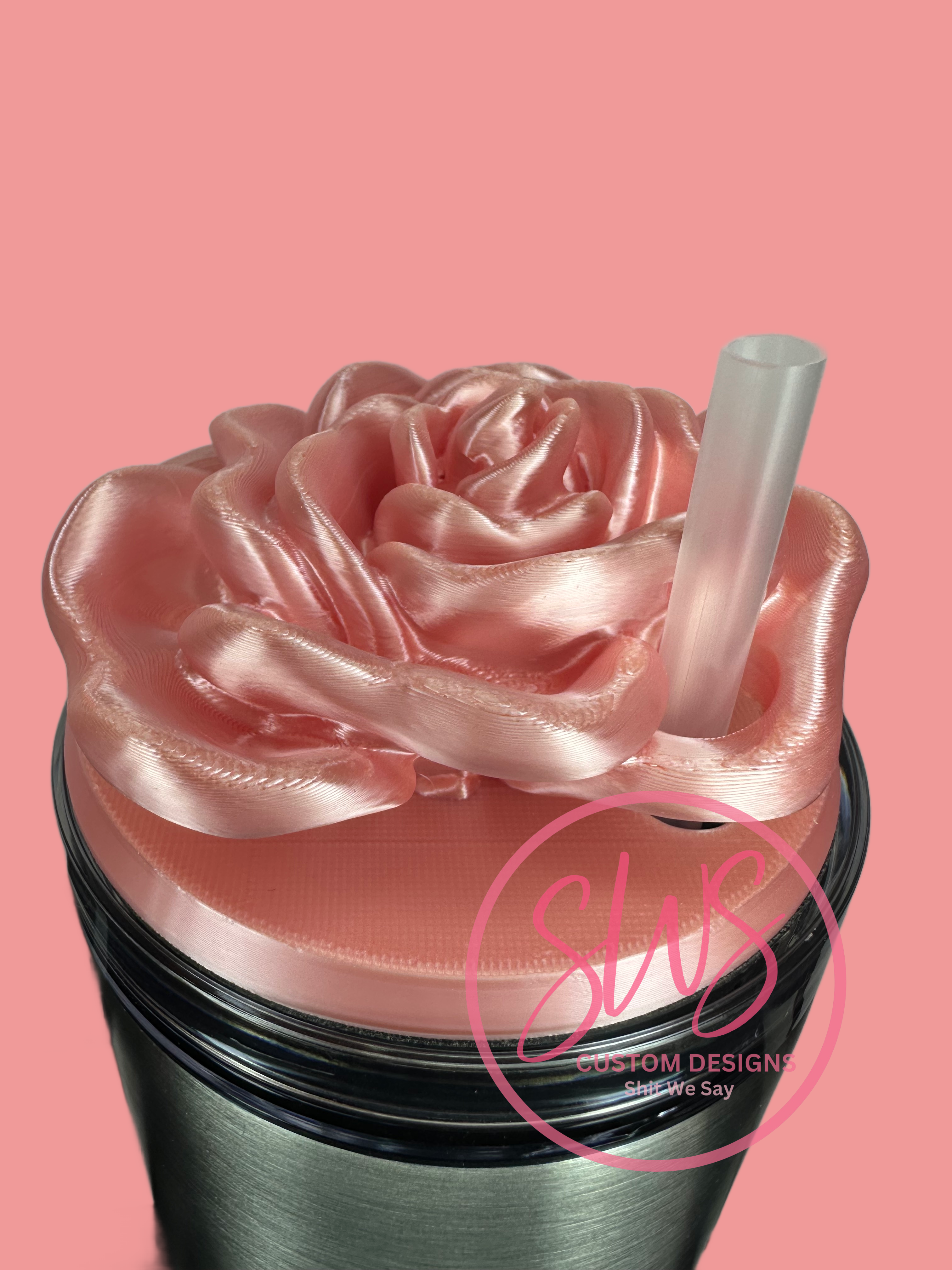 Tumbler Toppers: Rose