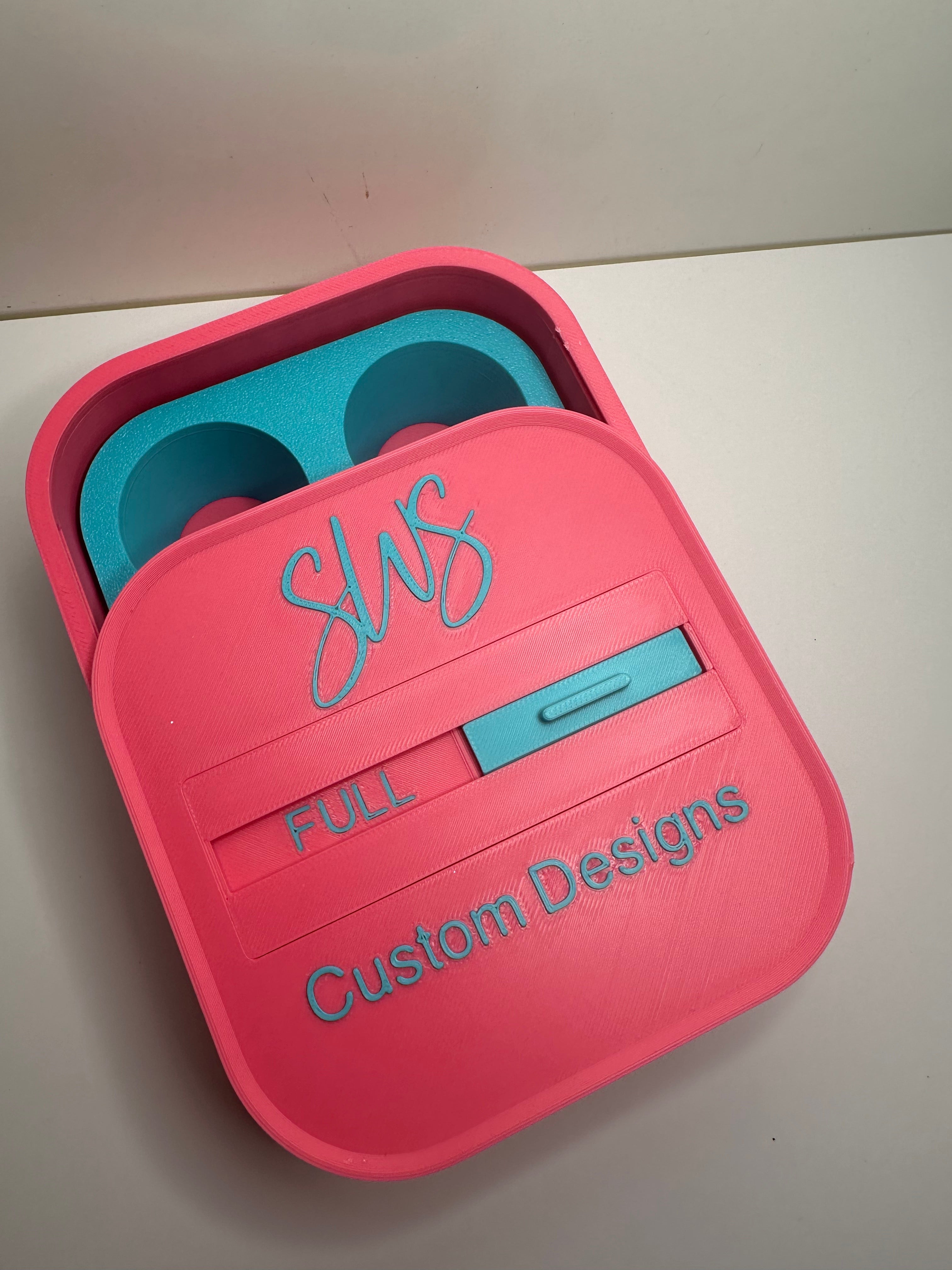 UV Resin Holding Box - WITH LID and Full/Empty slider