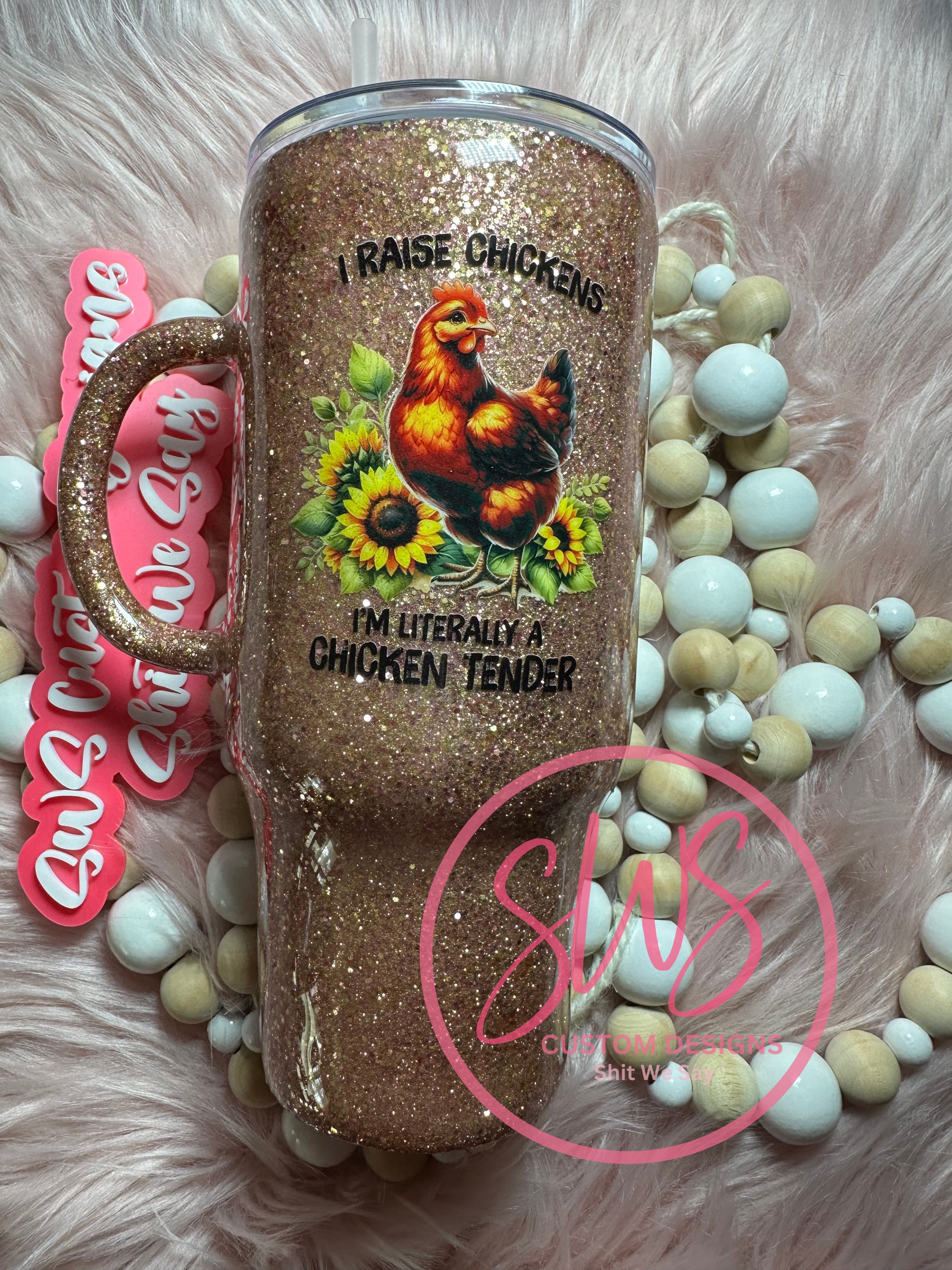 32 oz Chicken Tender Traveler Mug Tumbler