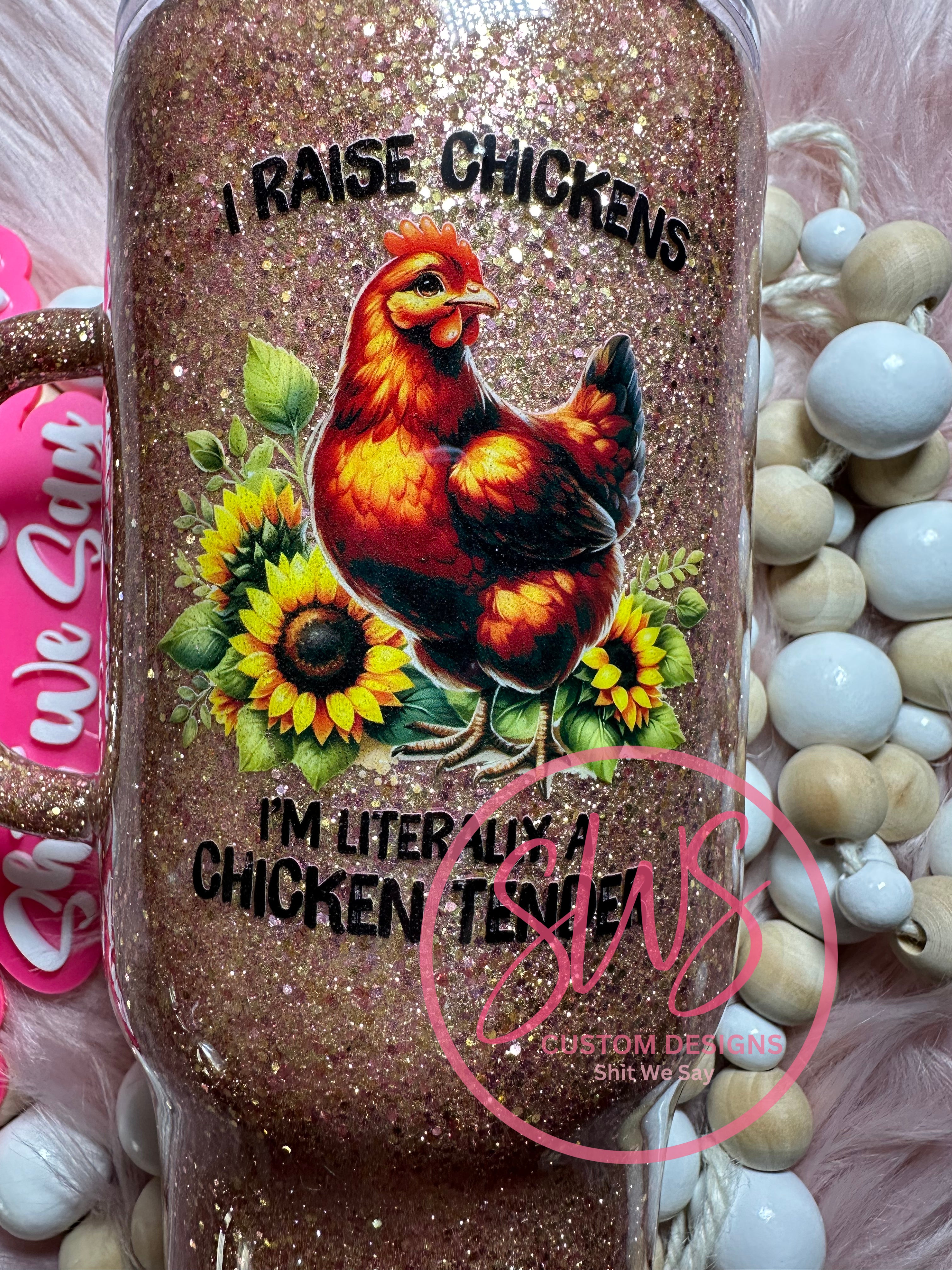 32 oz Chicken Tender Traveler Mug Tumbler