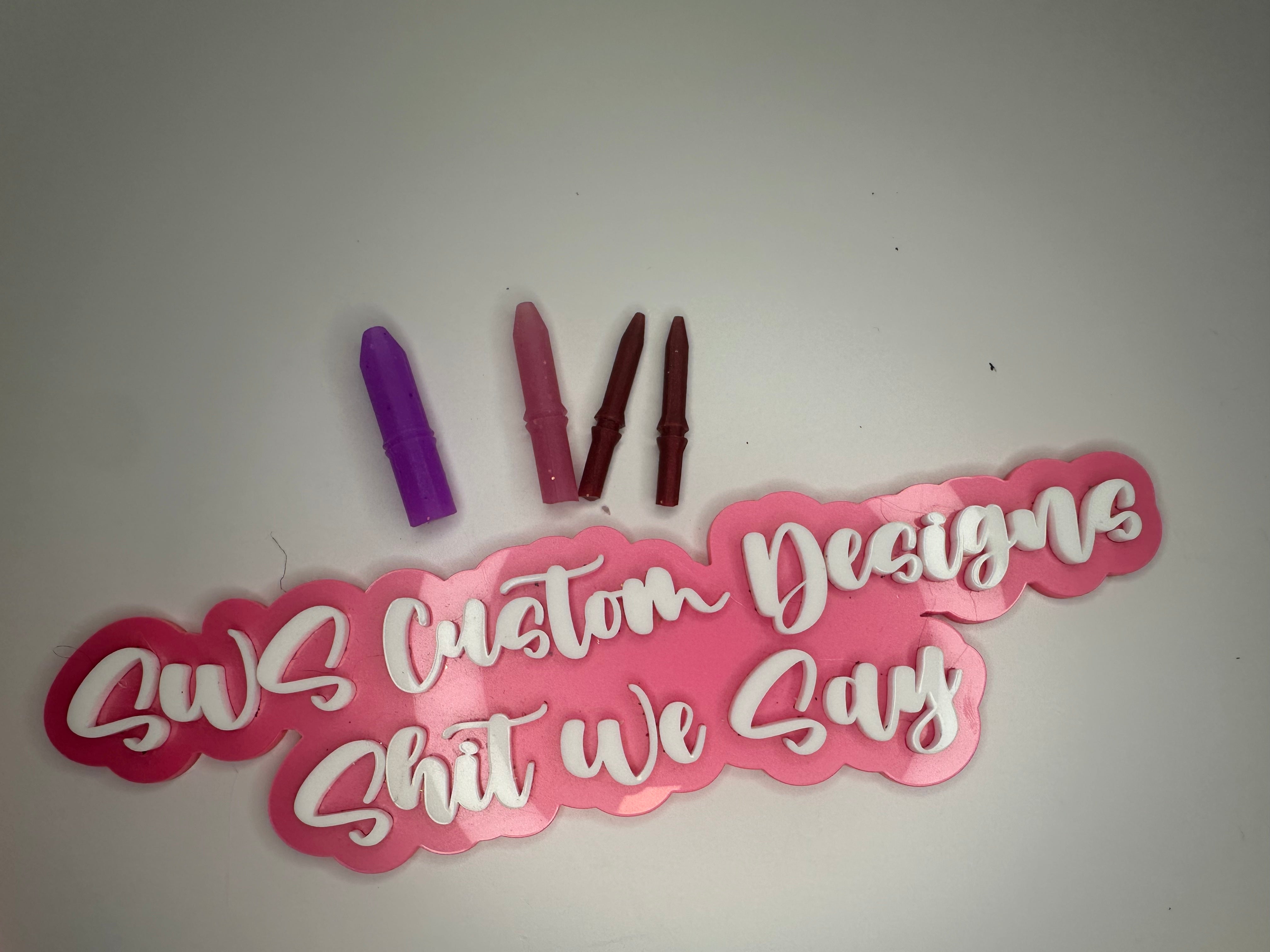 Acrylic Blank Hole Plugs