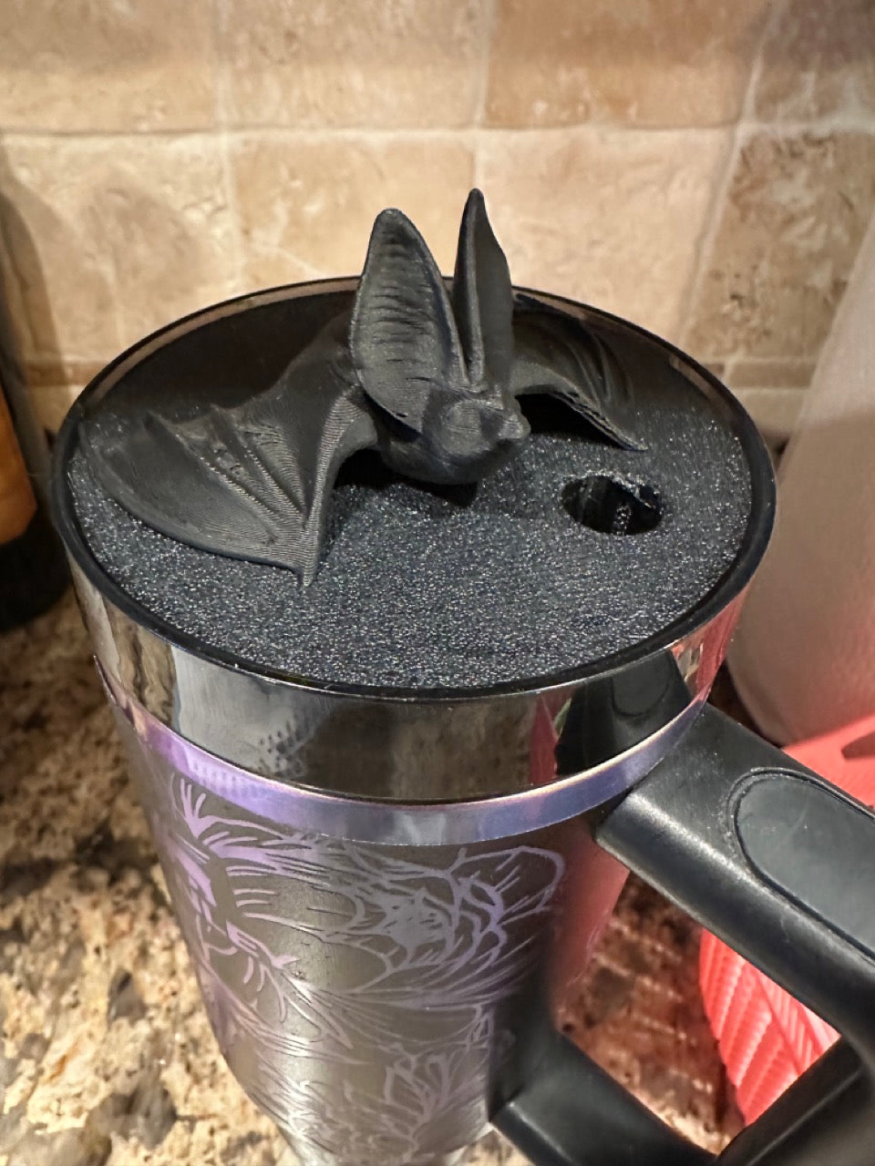 Tumbler Topper: Bats