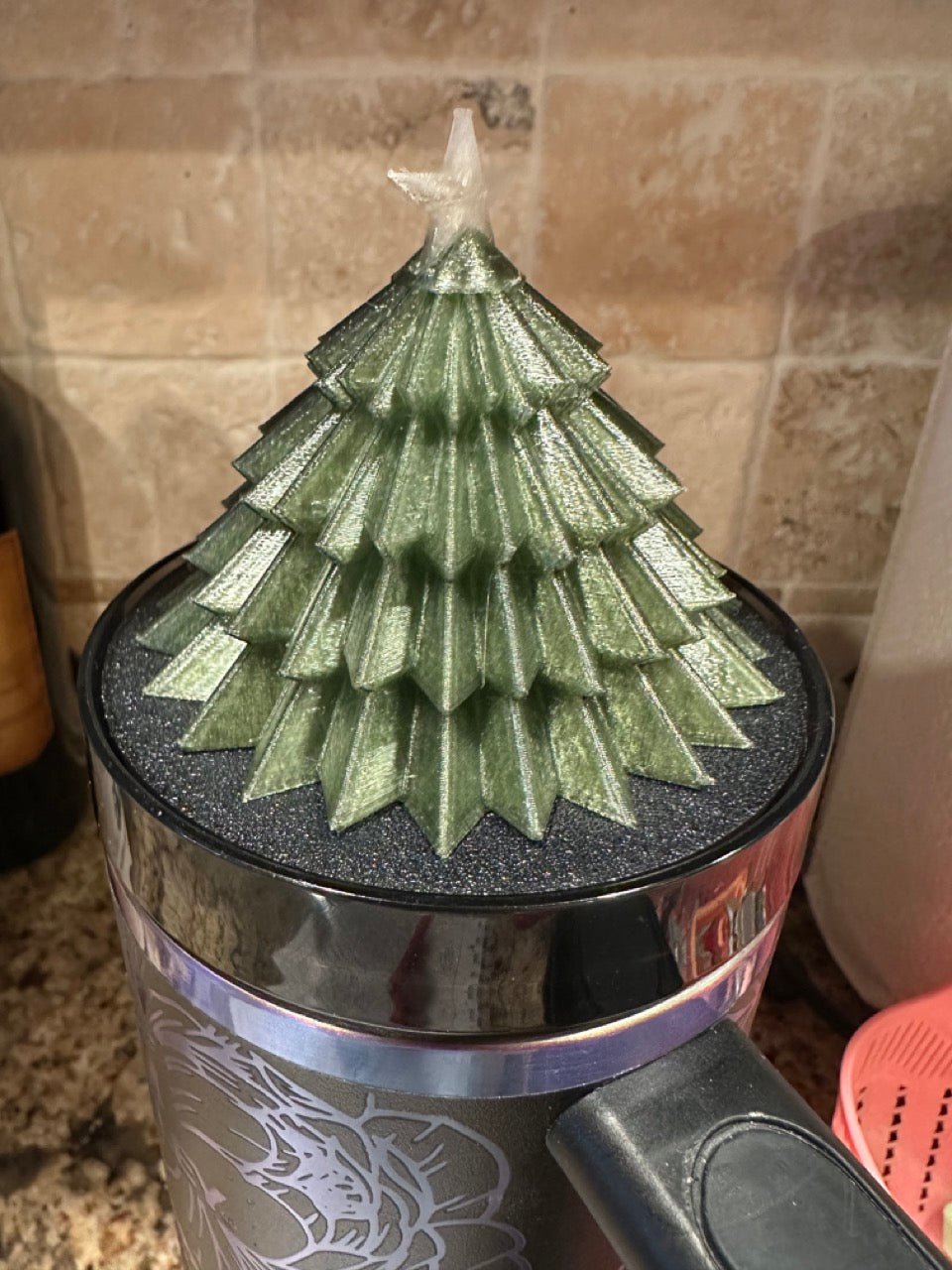 Tumbler Topper: Christmas Tree