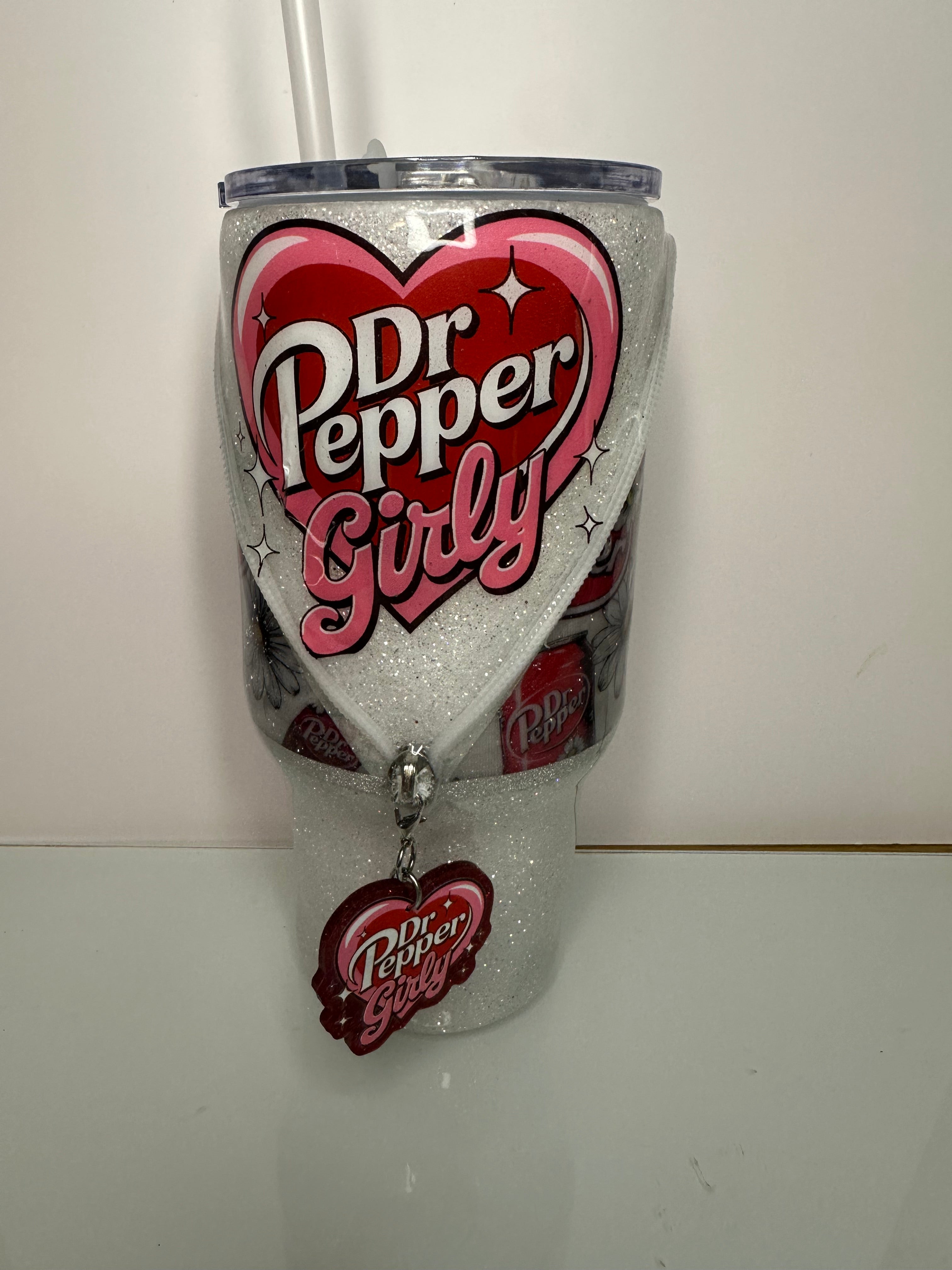 32 oz Dr P Girly Traveler Tumbler with Zipper