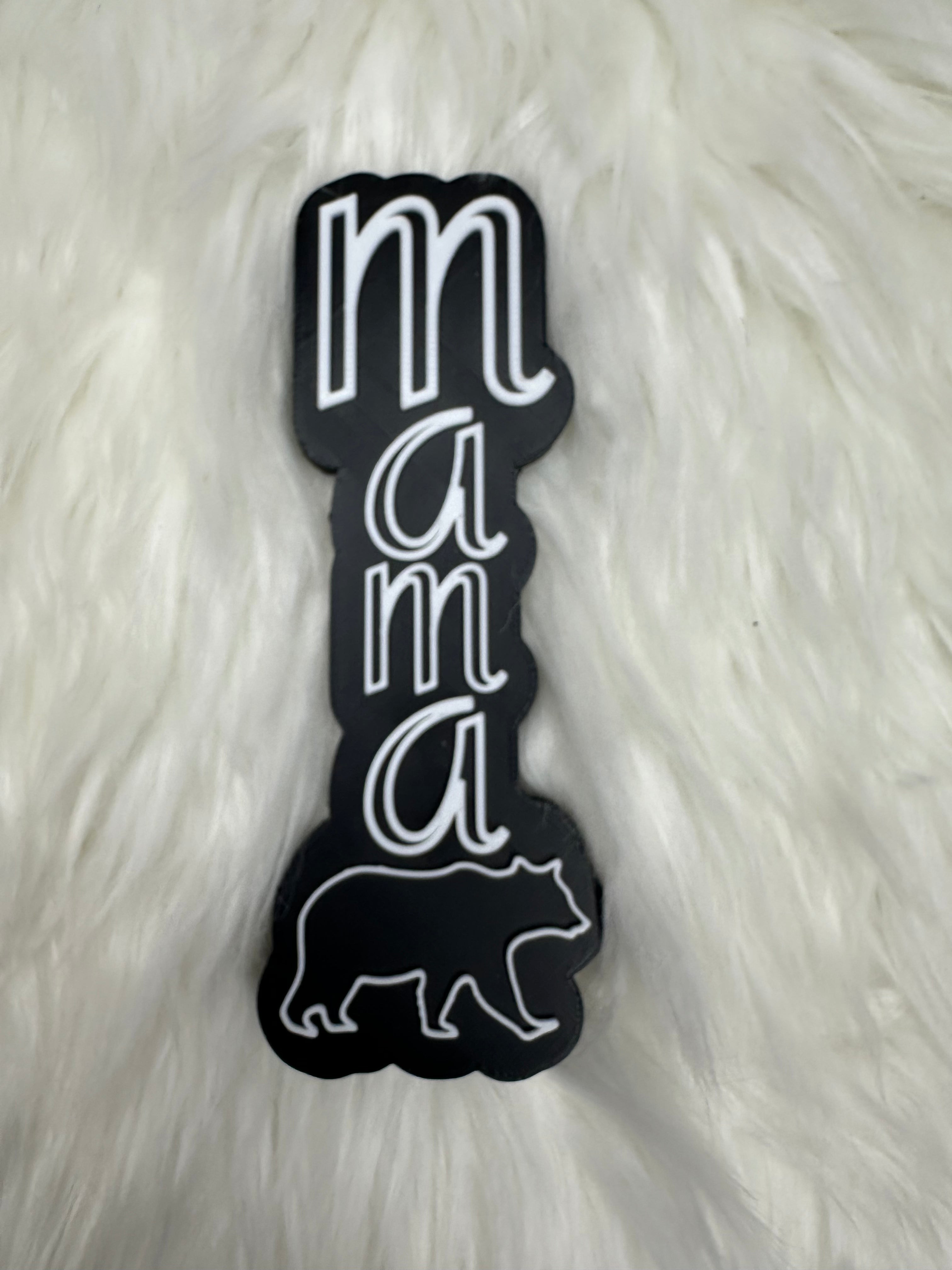 Tumbler Garnish: Momma or Mama on your tumbler