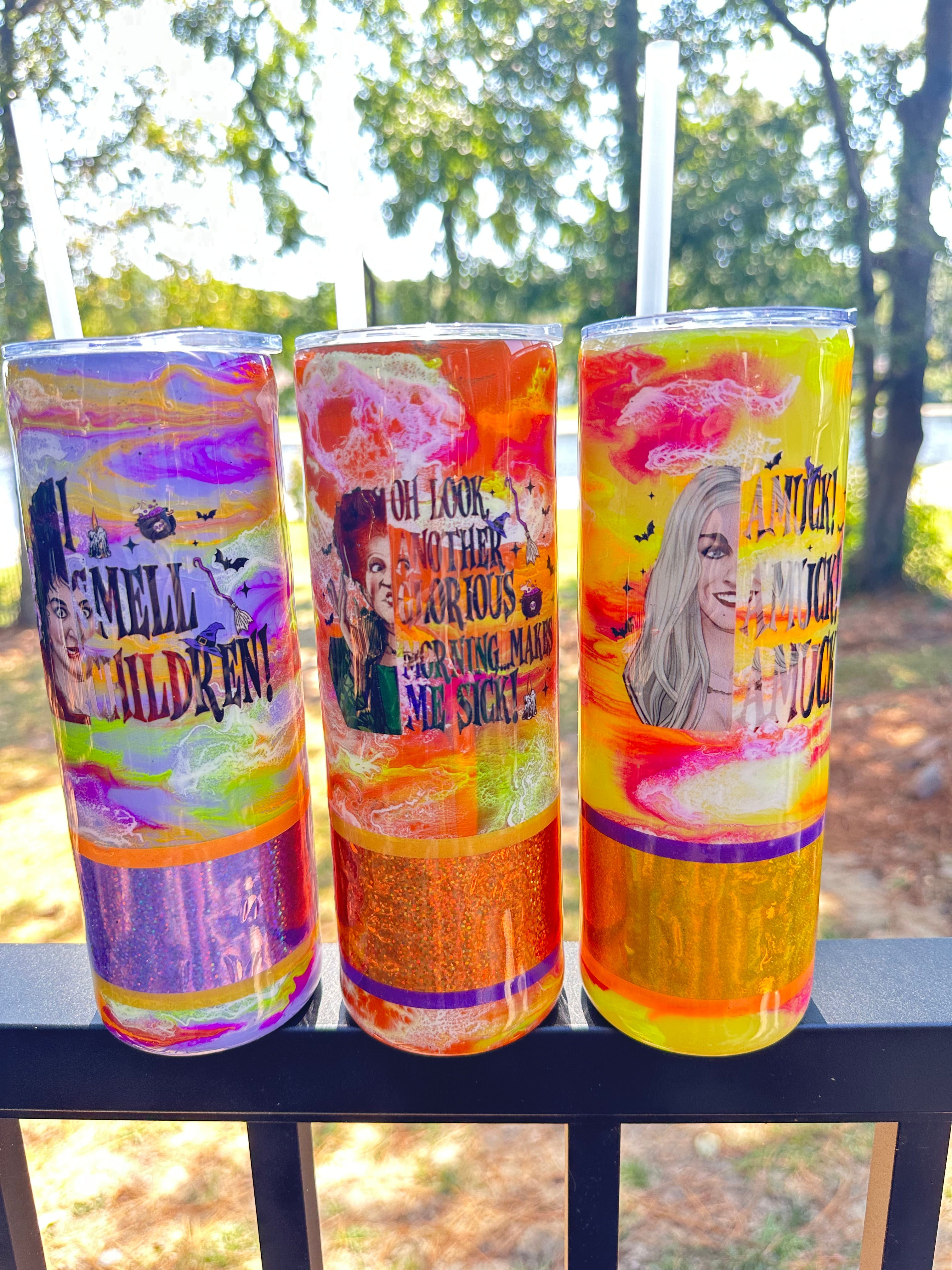 3 - 20 oz Tumblers Three Witches (set of 3)