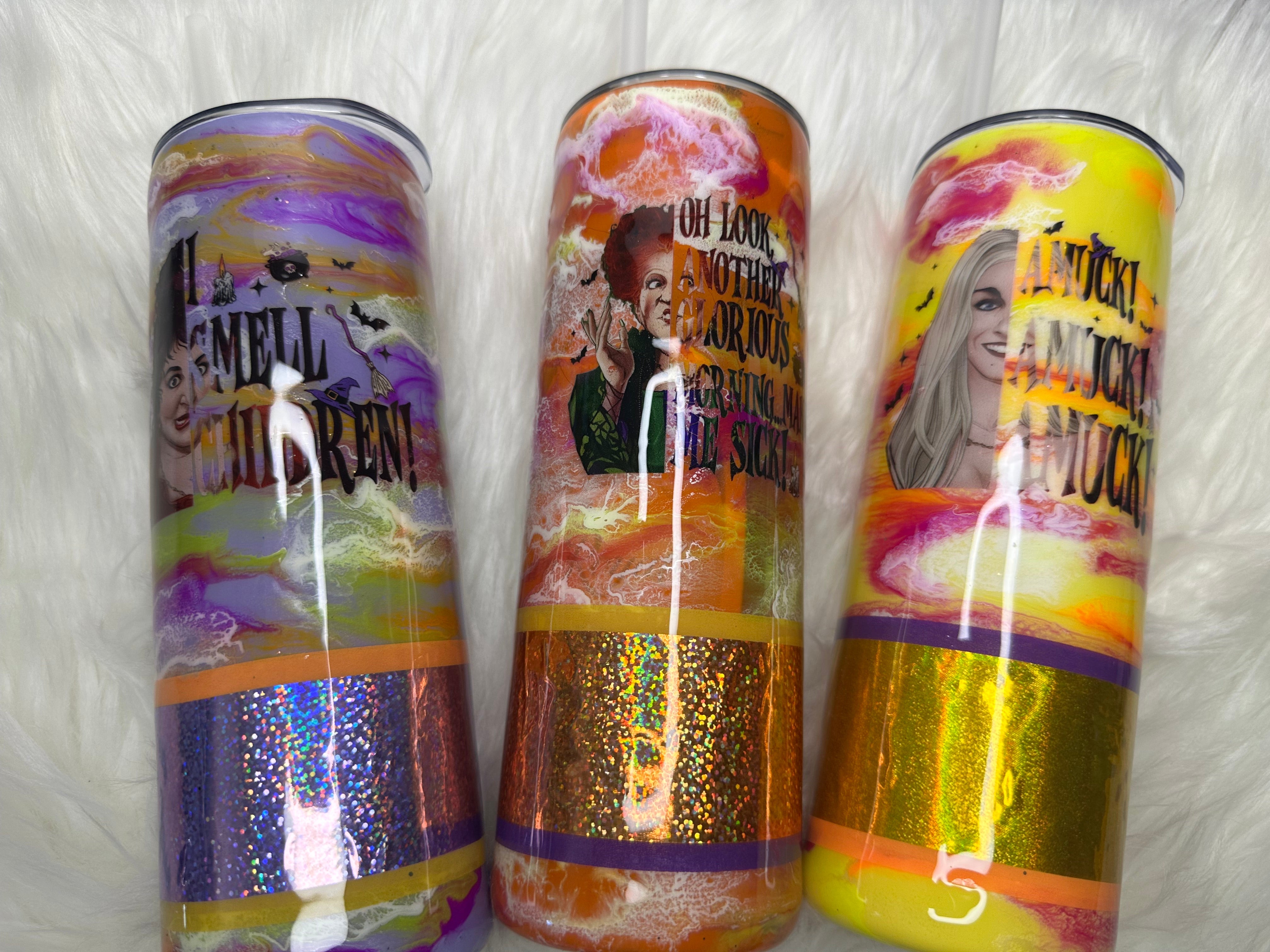 3 - 20 oz Tumblers Three Witches (set of 3)