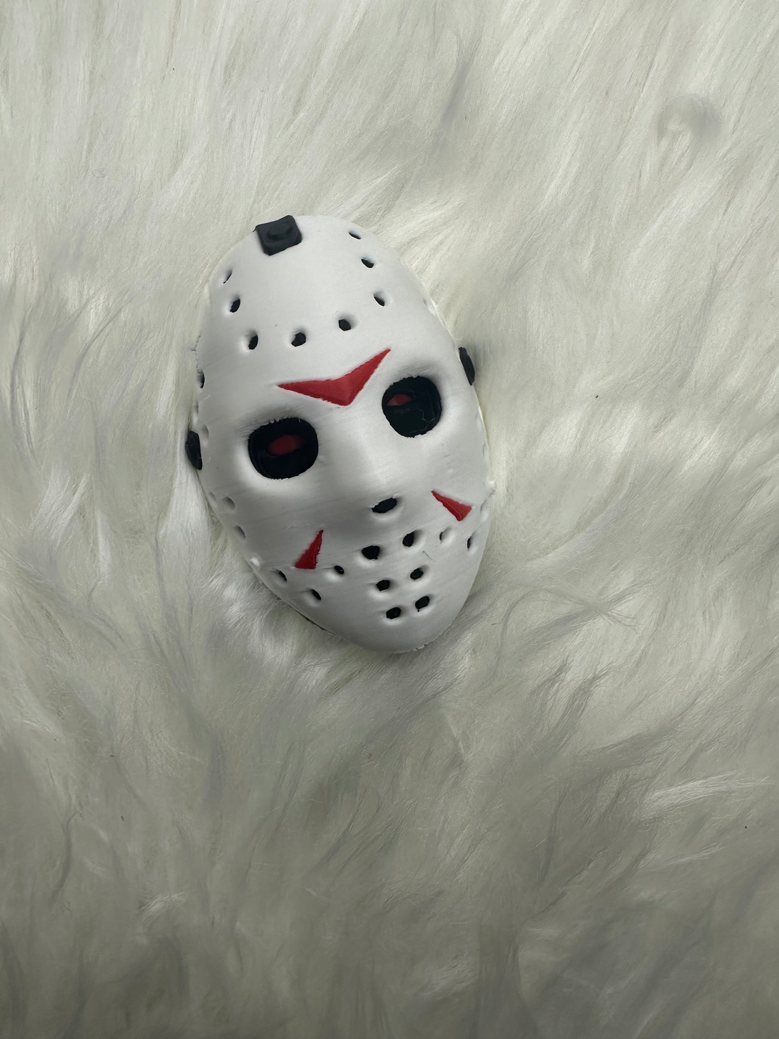 Tumbler Garnish: Halloween Hockey Mask Myers