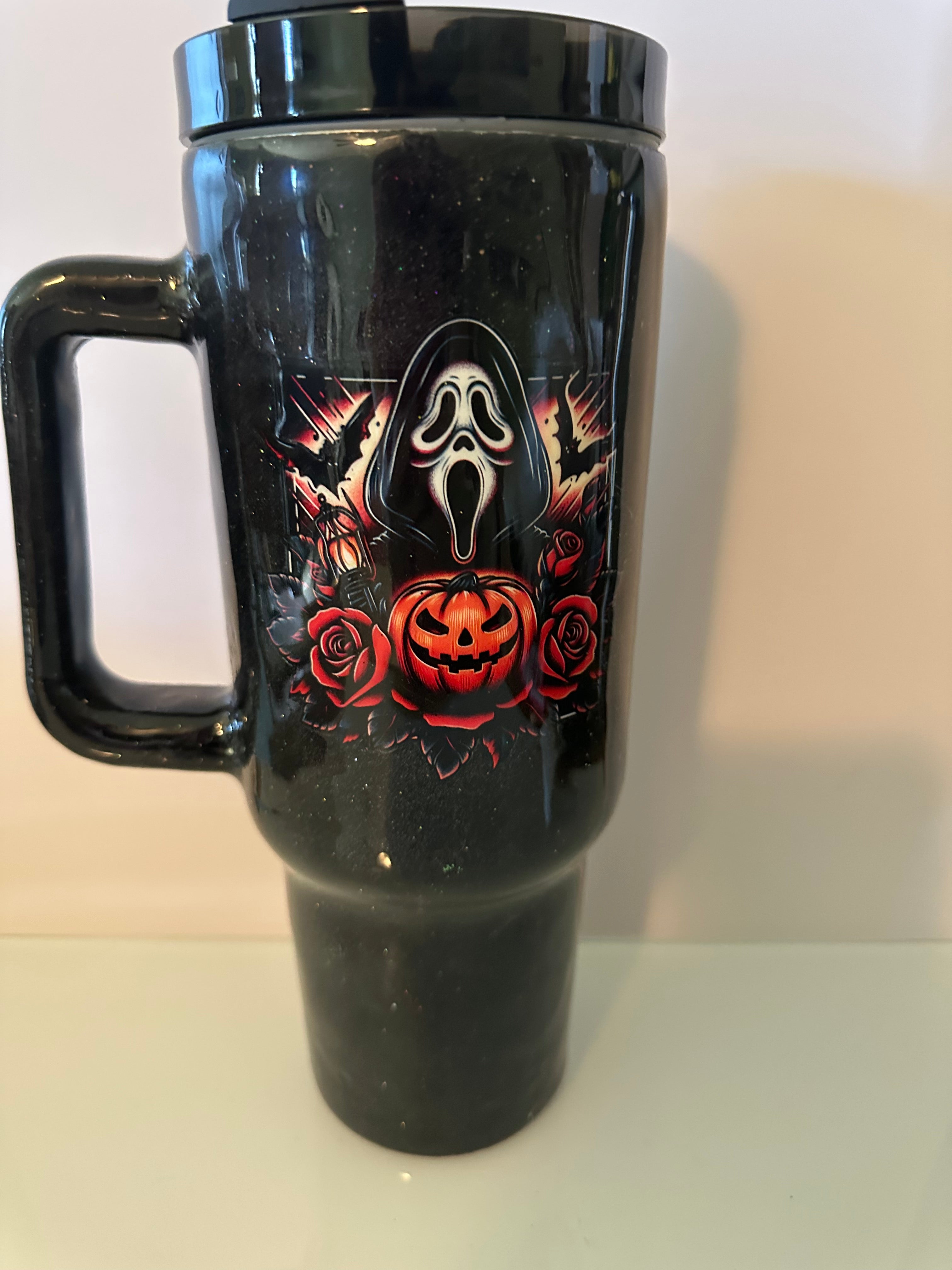 40 oz Scream Ghostface Tumbler