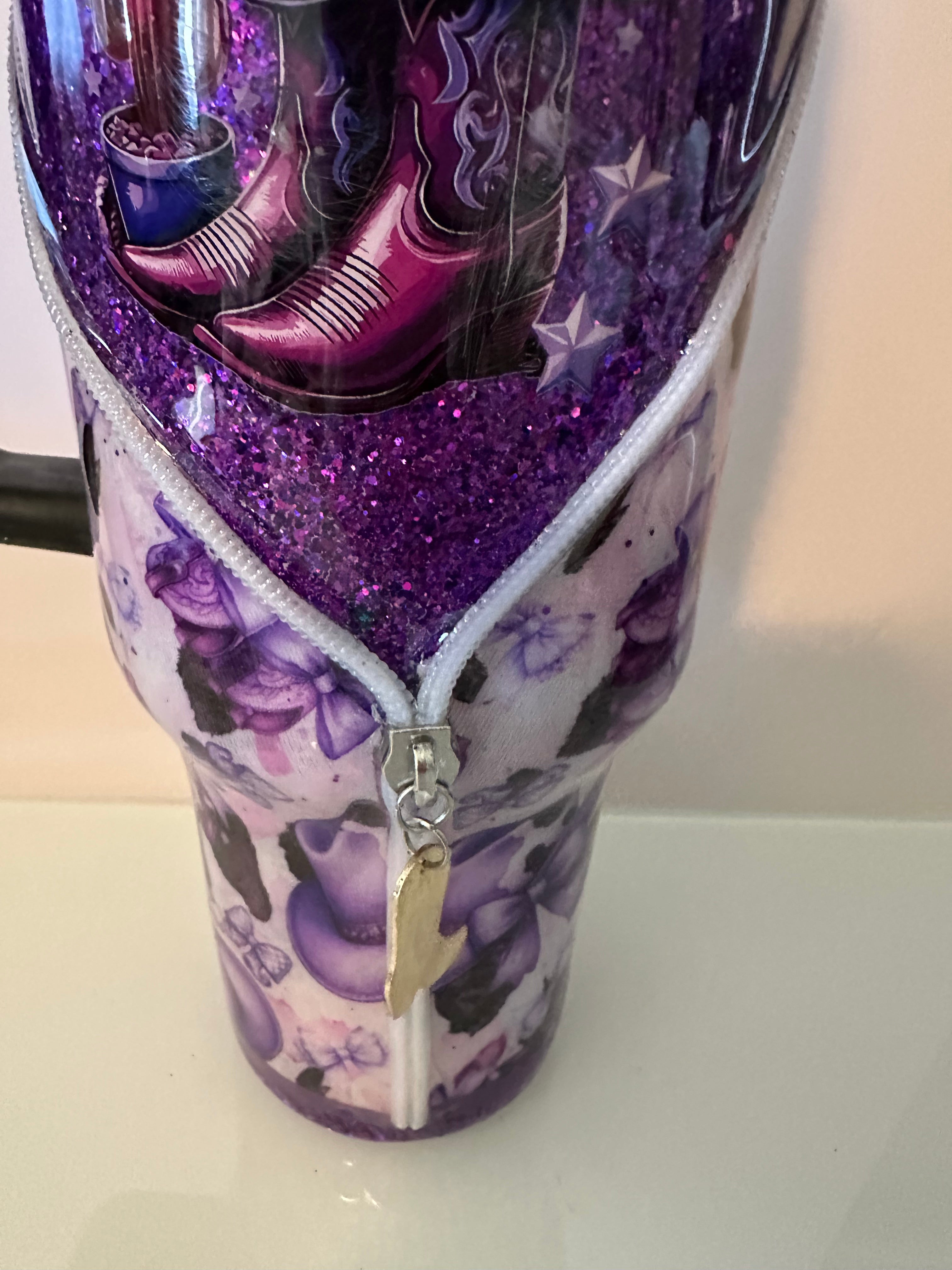 40 oz Tumbler Cowboy with Tumbler Topper Hat