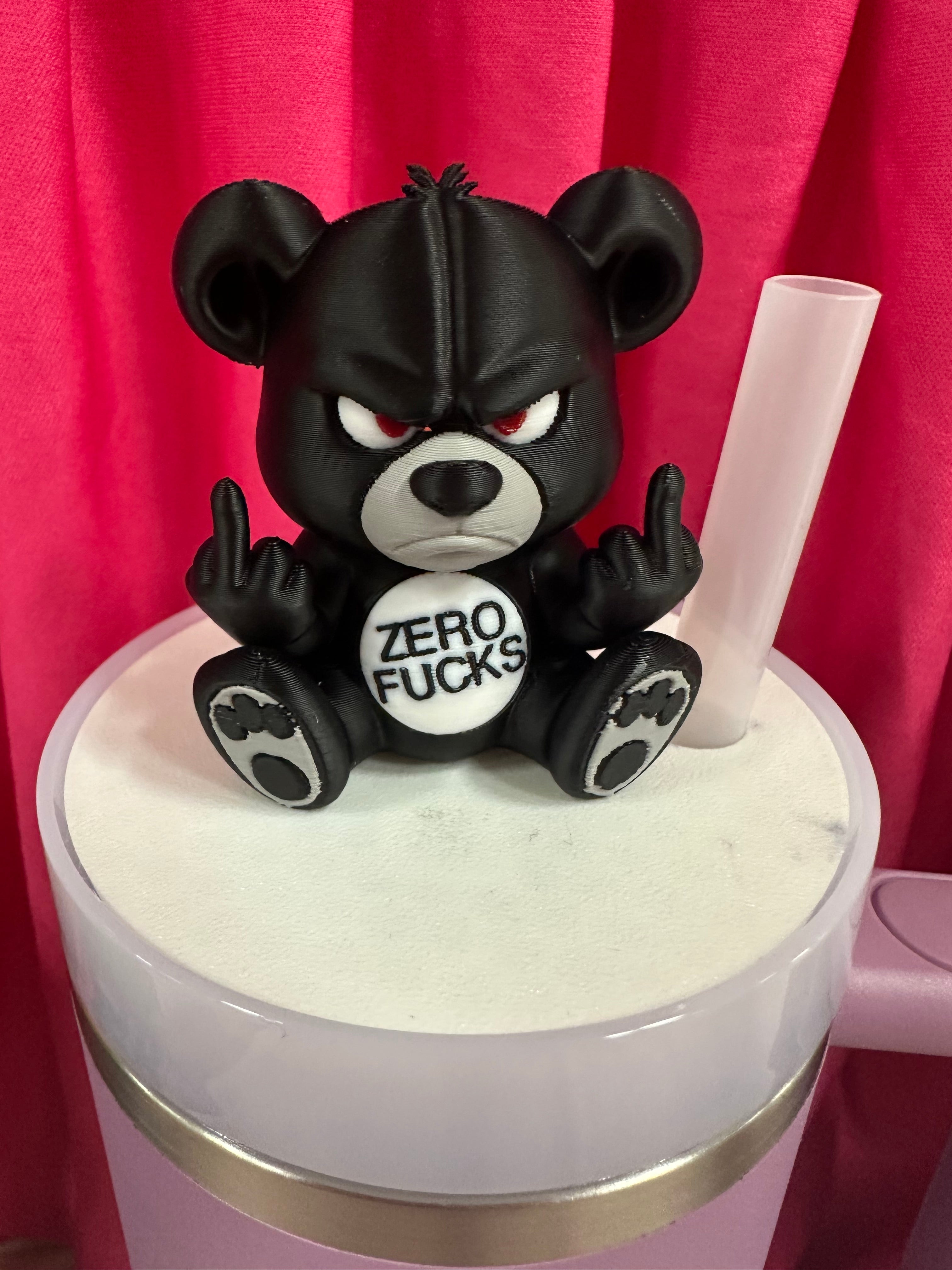 Tumbler Toppers: Swearing Bears