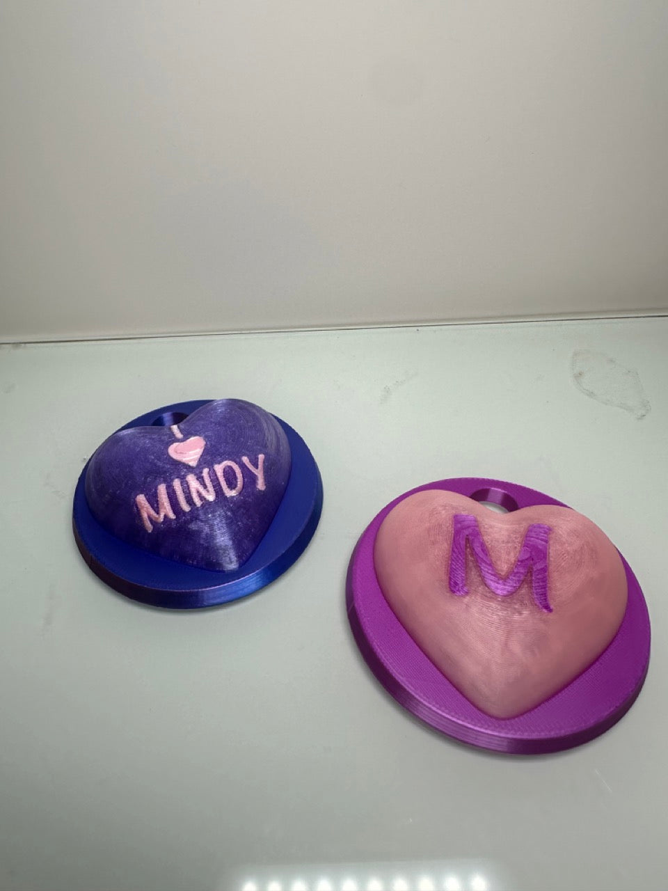 Tumbler Toppers: Valentine Puffy Hearts Light Up/Glow Customize