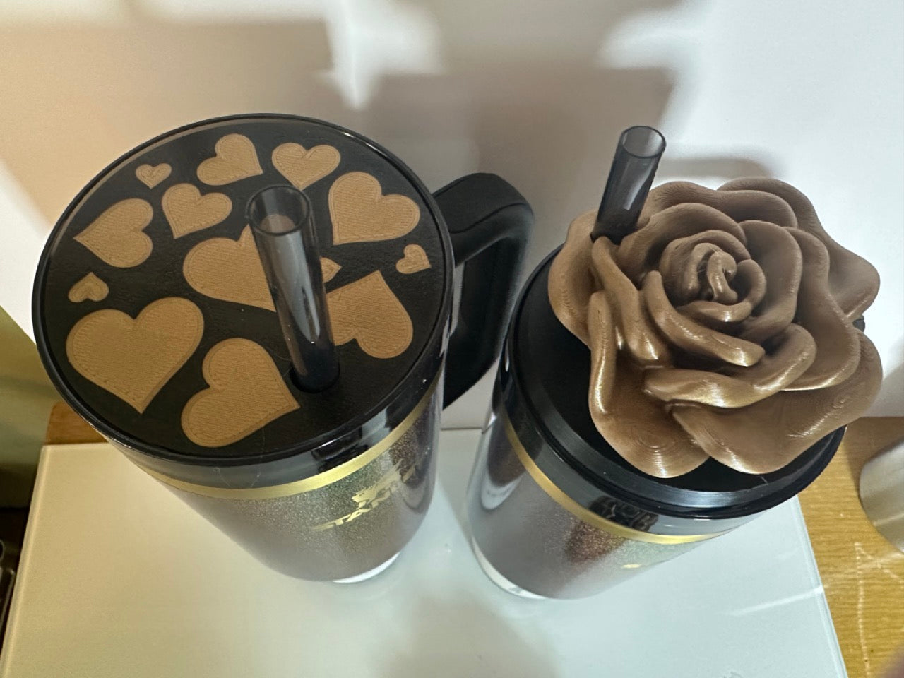 40 oz Stanley with Tumbler Topper Valentine's Special Edition