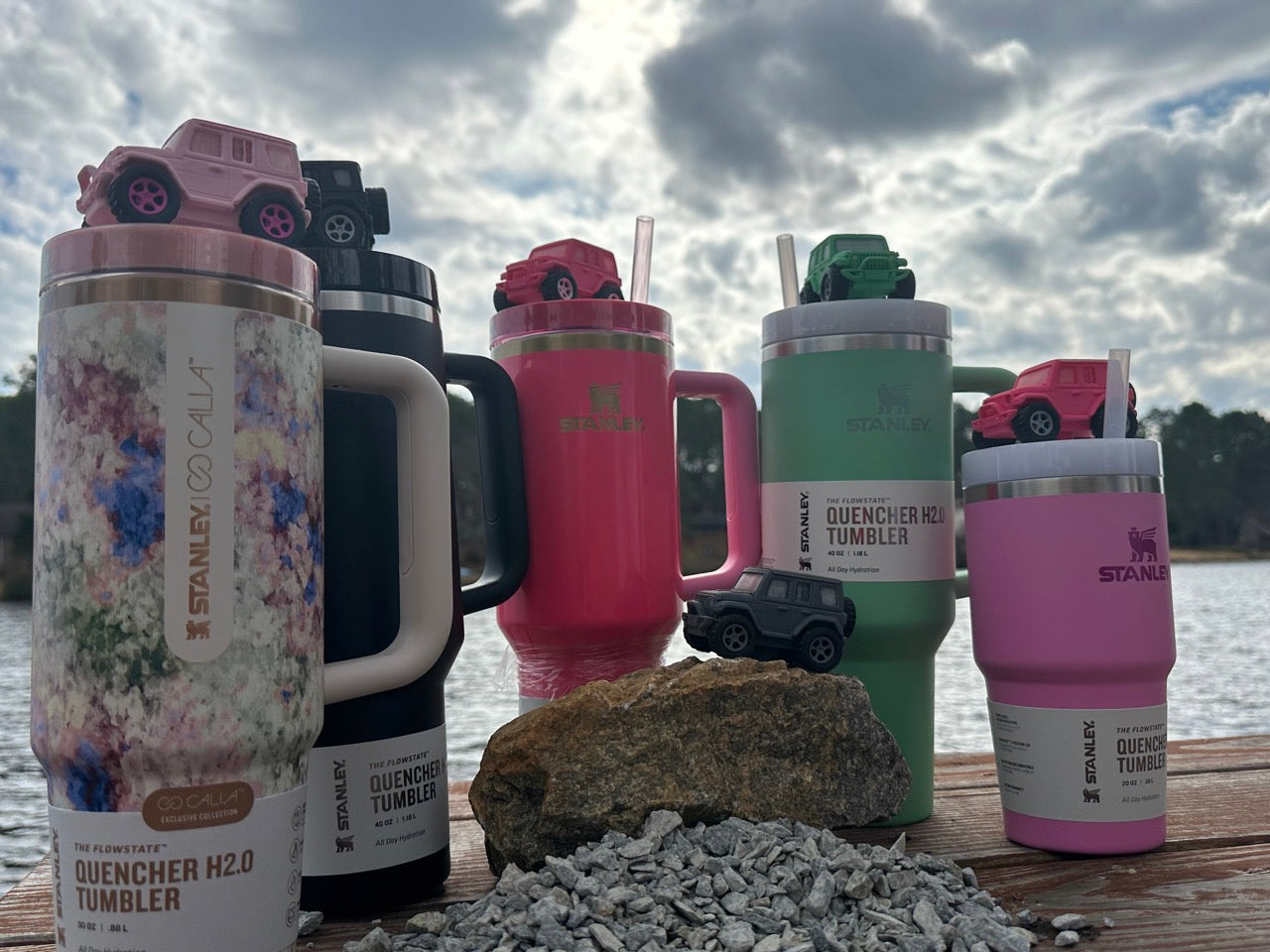 Tumbler Toppers: Jeep type cars - and they even roll!