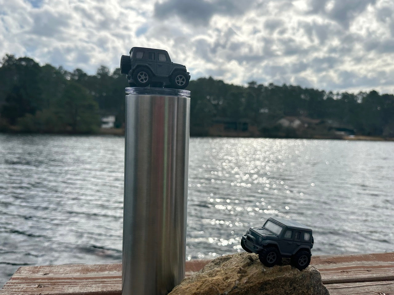 Tumbler Toppers: Jeep type cars - and they even roll!