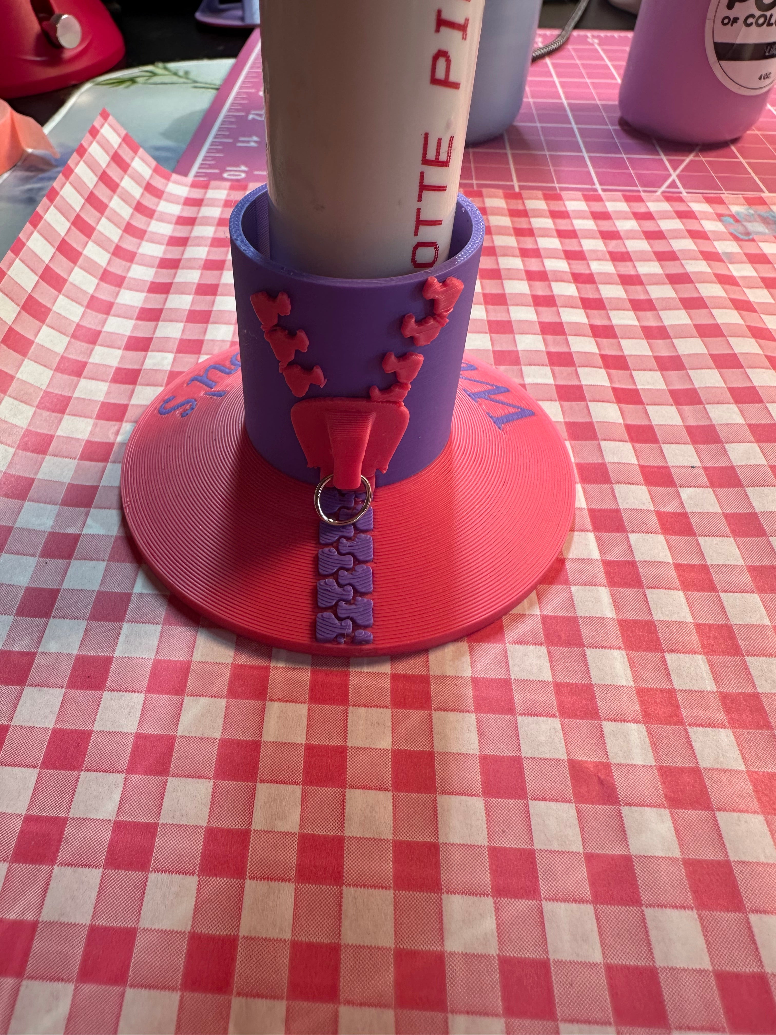 Tumbler Stands in conjunction with Wicked Lou's