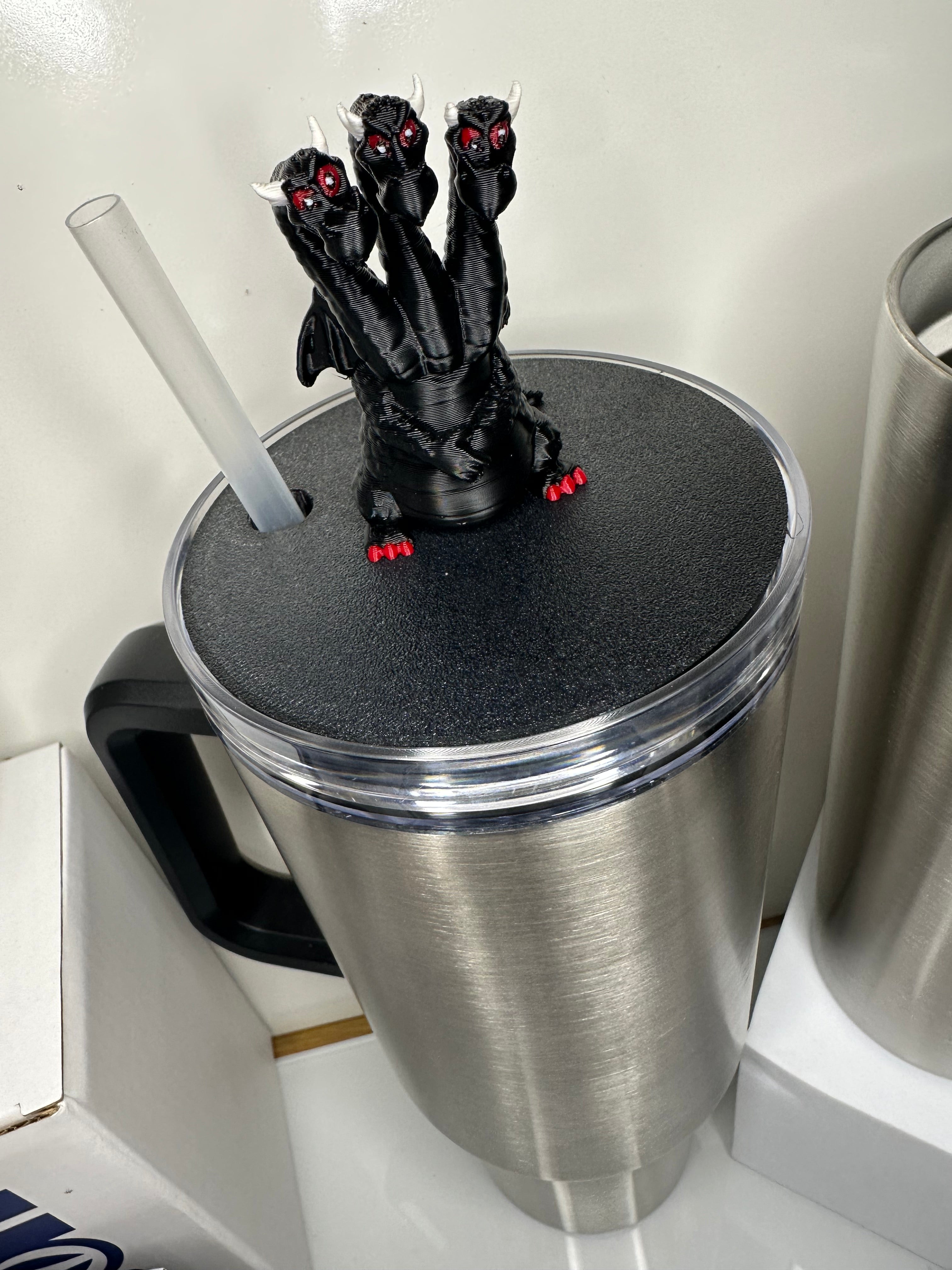 Tumbler Toppers: Three Headed Dragon