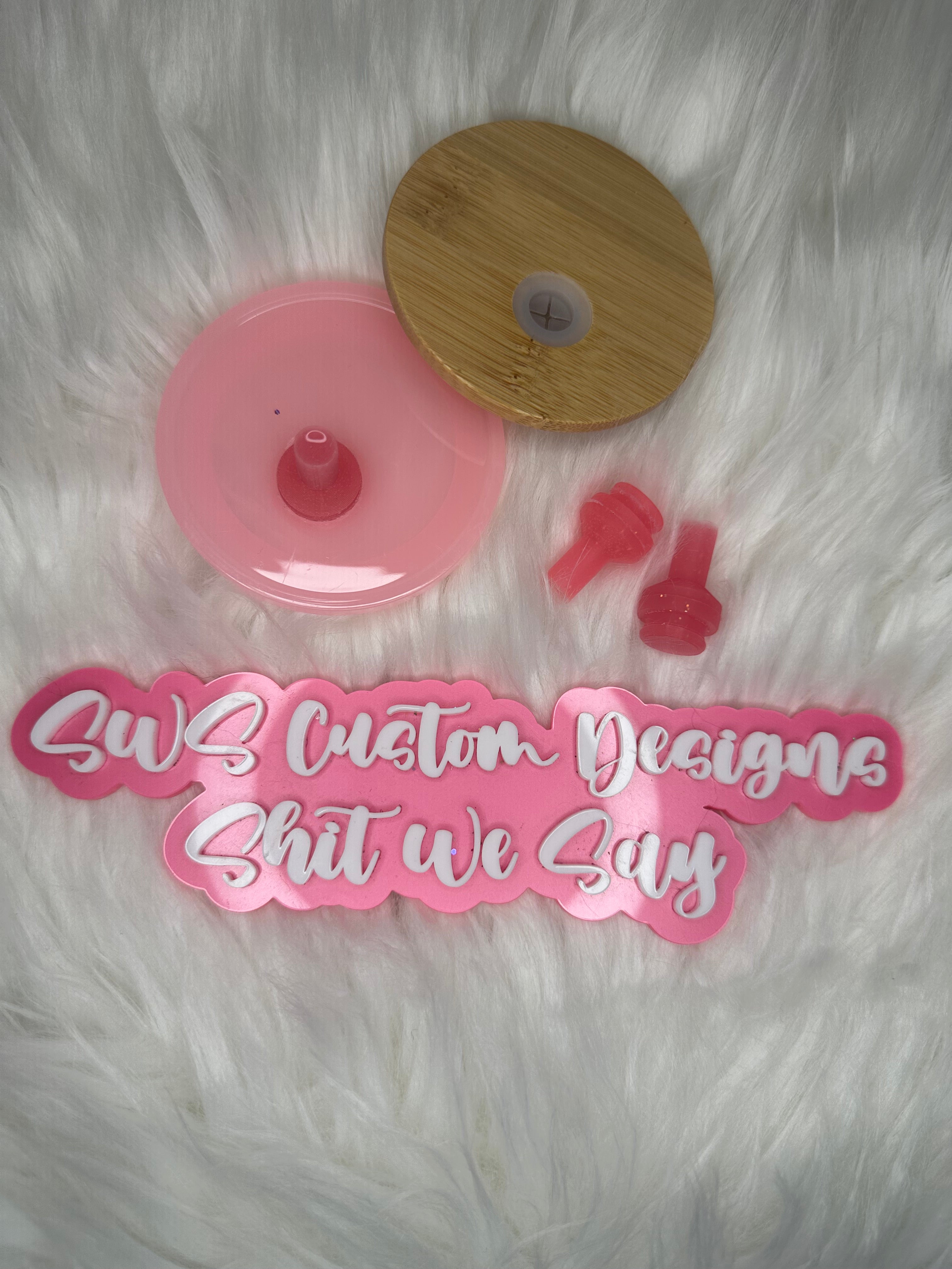 Lid Plugs - Keep that epoxy out of your straw hole
