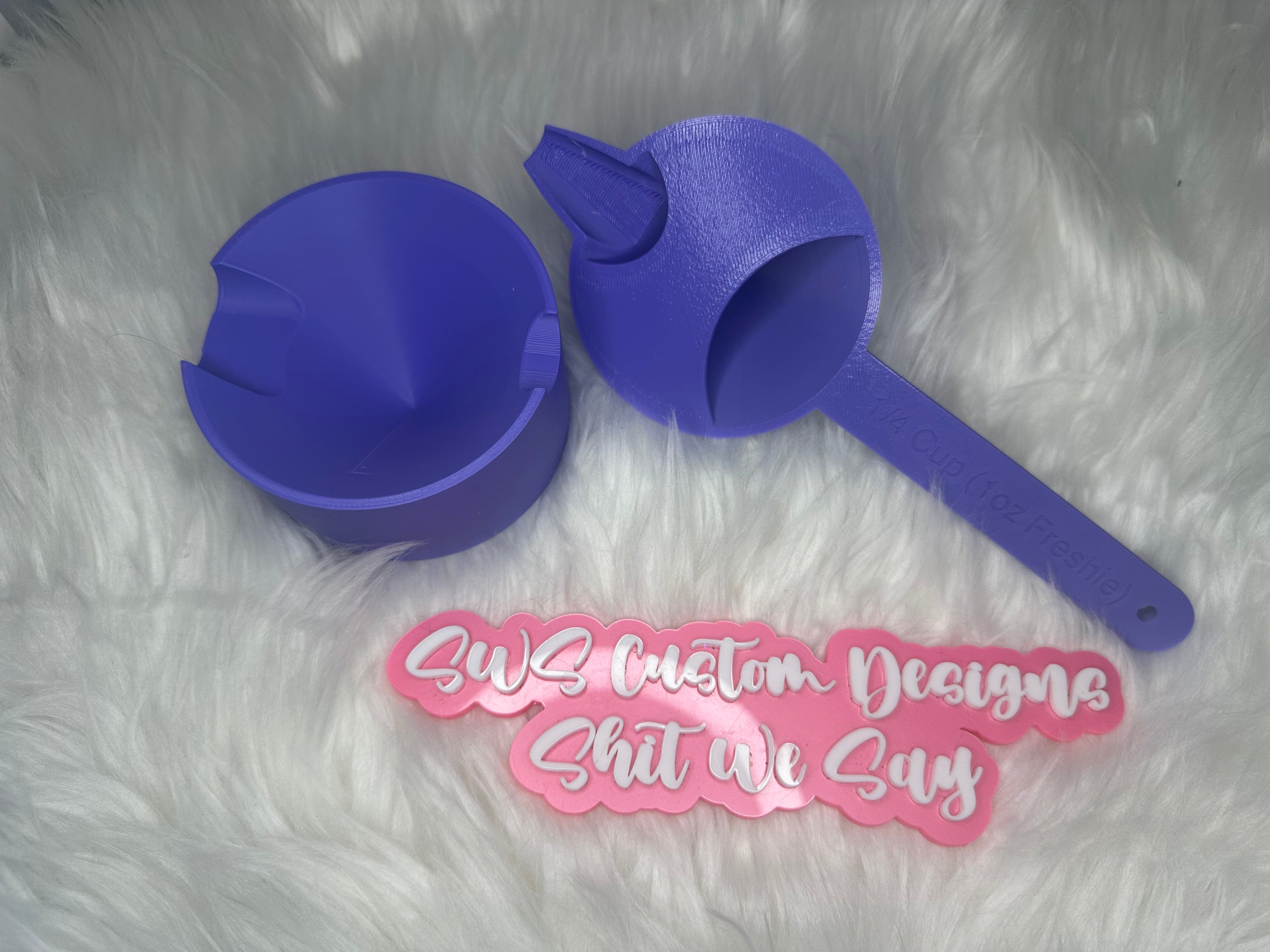 Freshie Measuring Cup and Holder