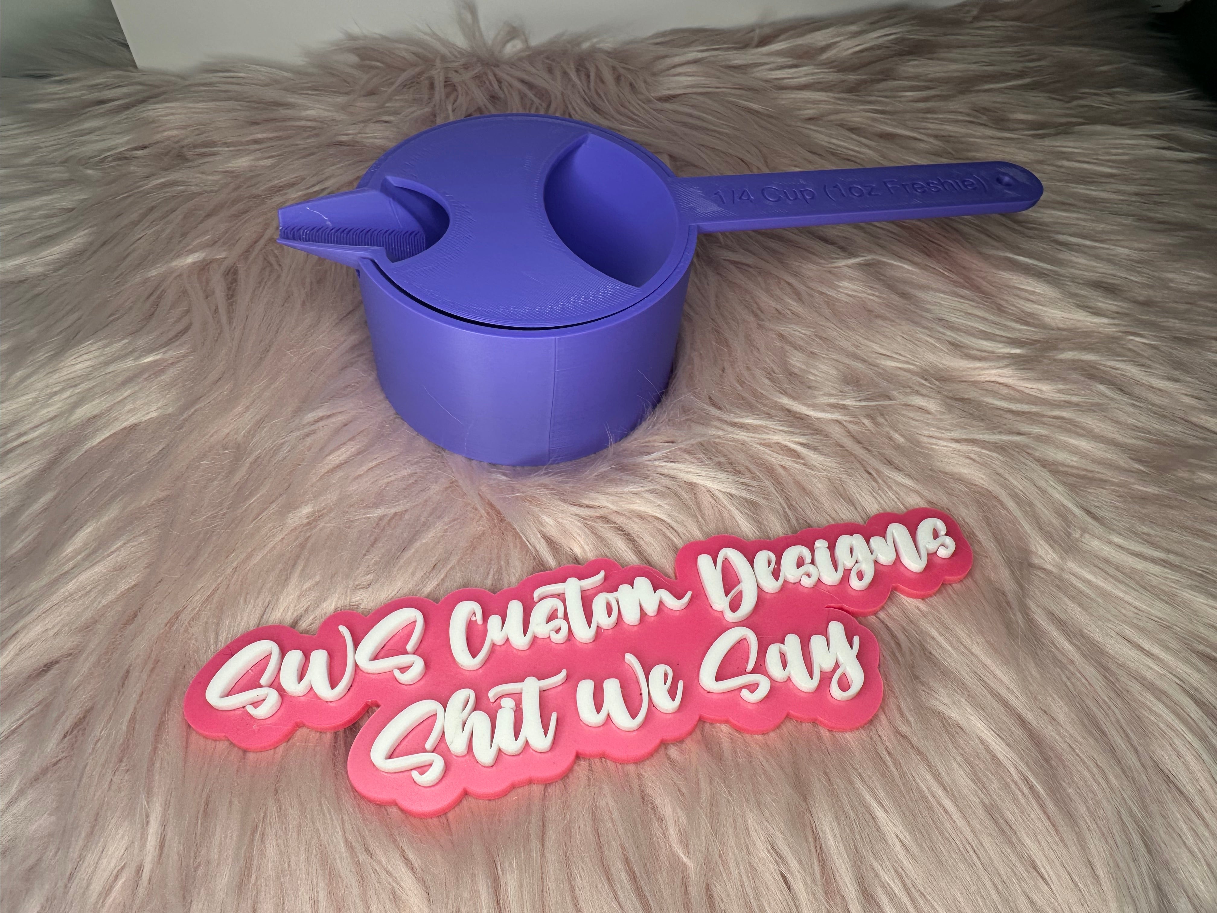 Freshie Measuring Cup and Holder