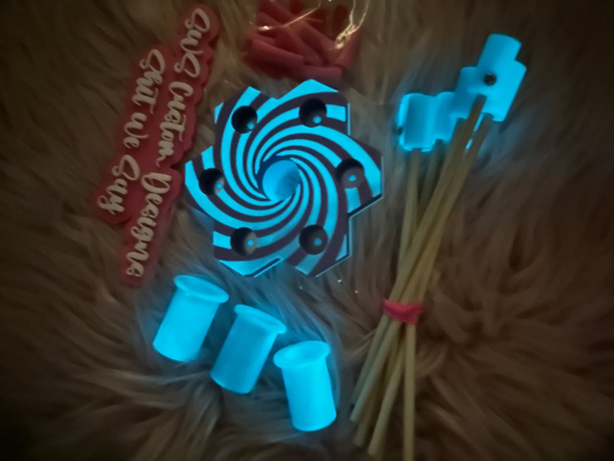 6 Pen Basic Turner Set GLOW IN THE DARK - LIMITED EDITION
