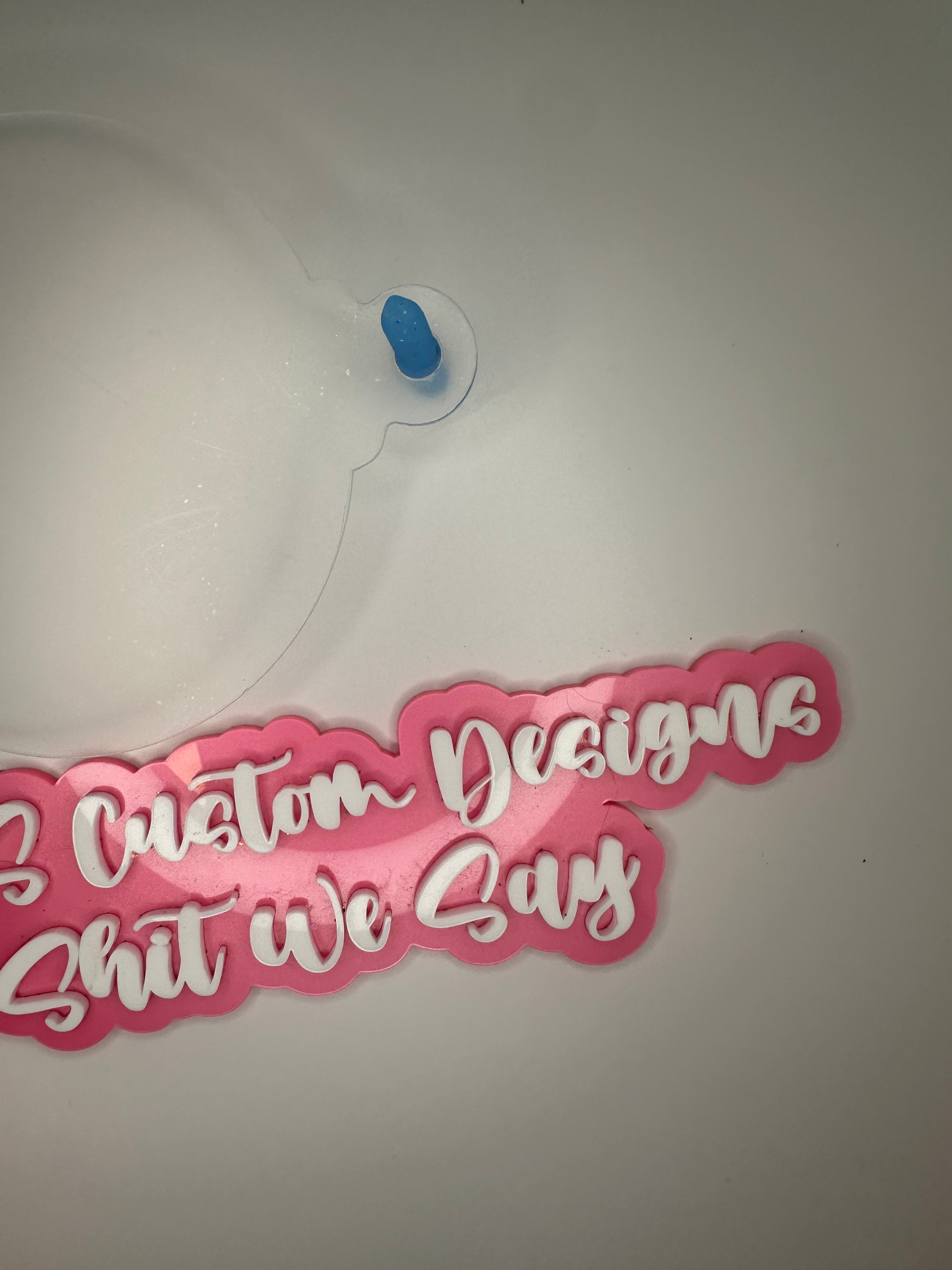 Acrylic Blank Hole Plugs
