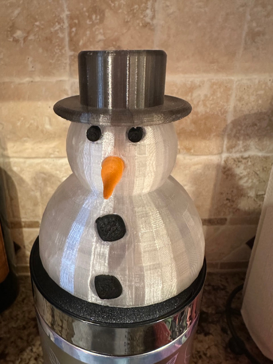 Tumbler Toppers: Snowman