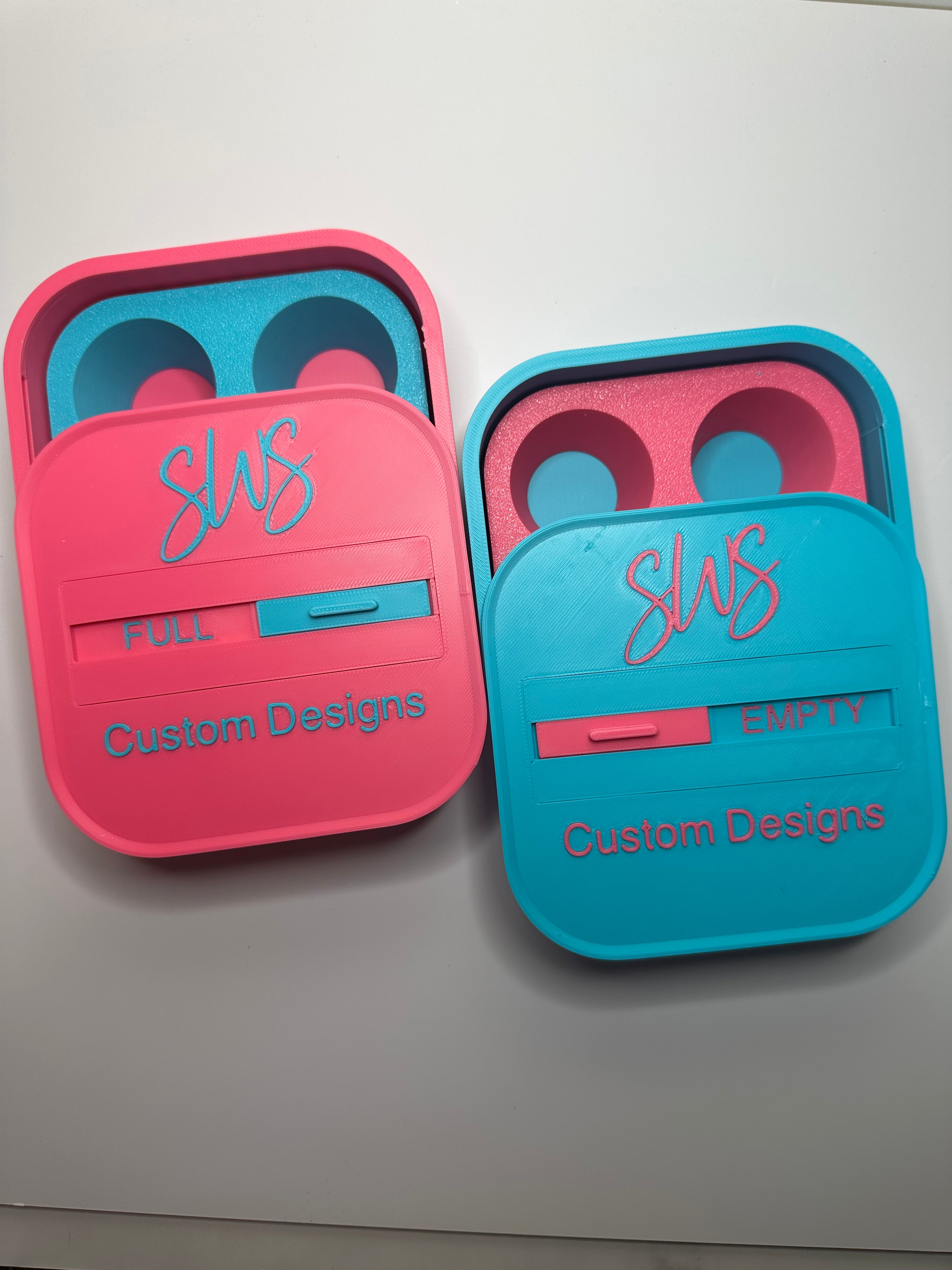 UV Resin Holding Box - WITH LID and Full/Empty slider