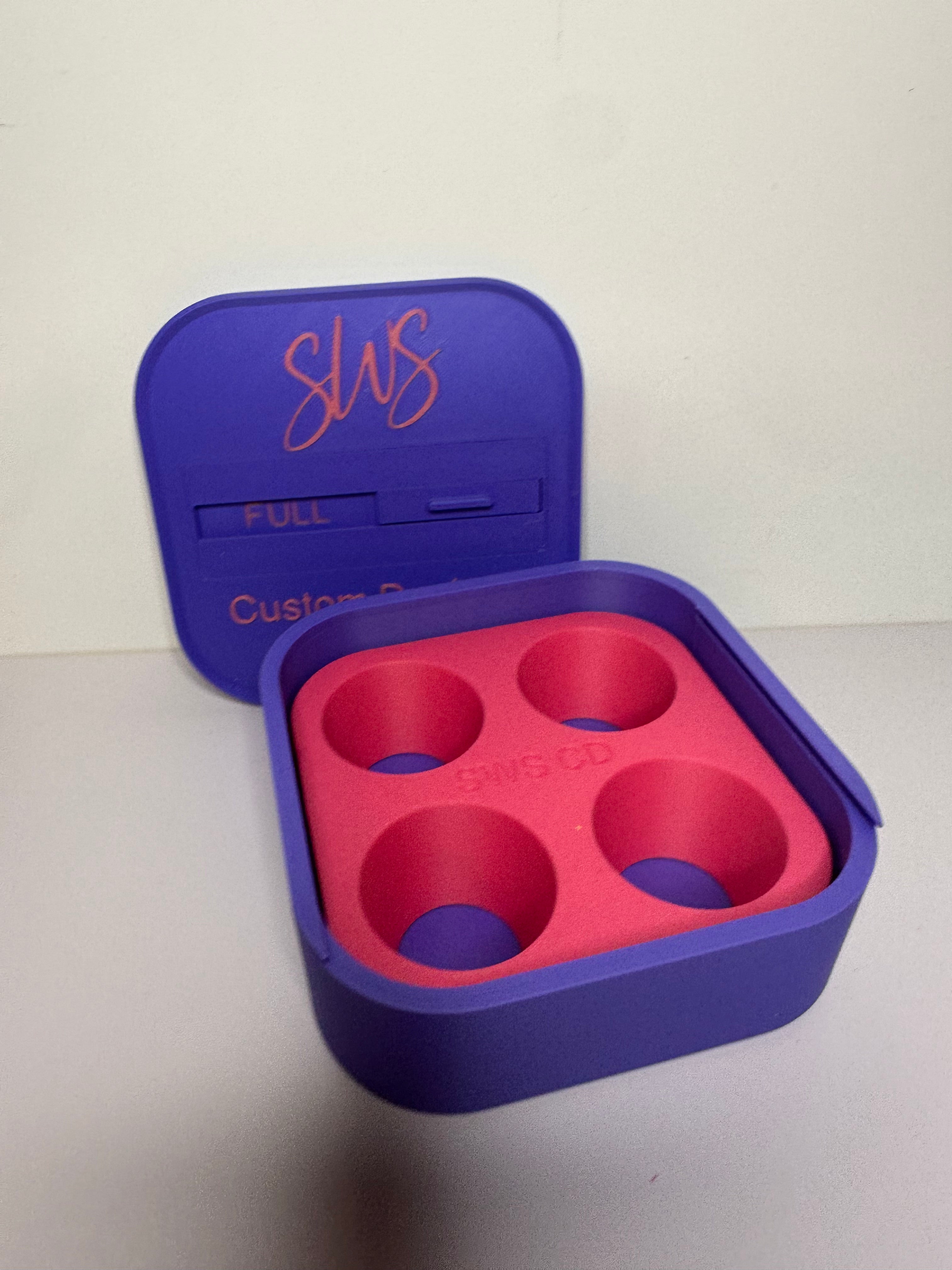 UV Resin Holding Box - WITH LID and Full/Empty slider