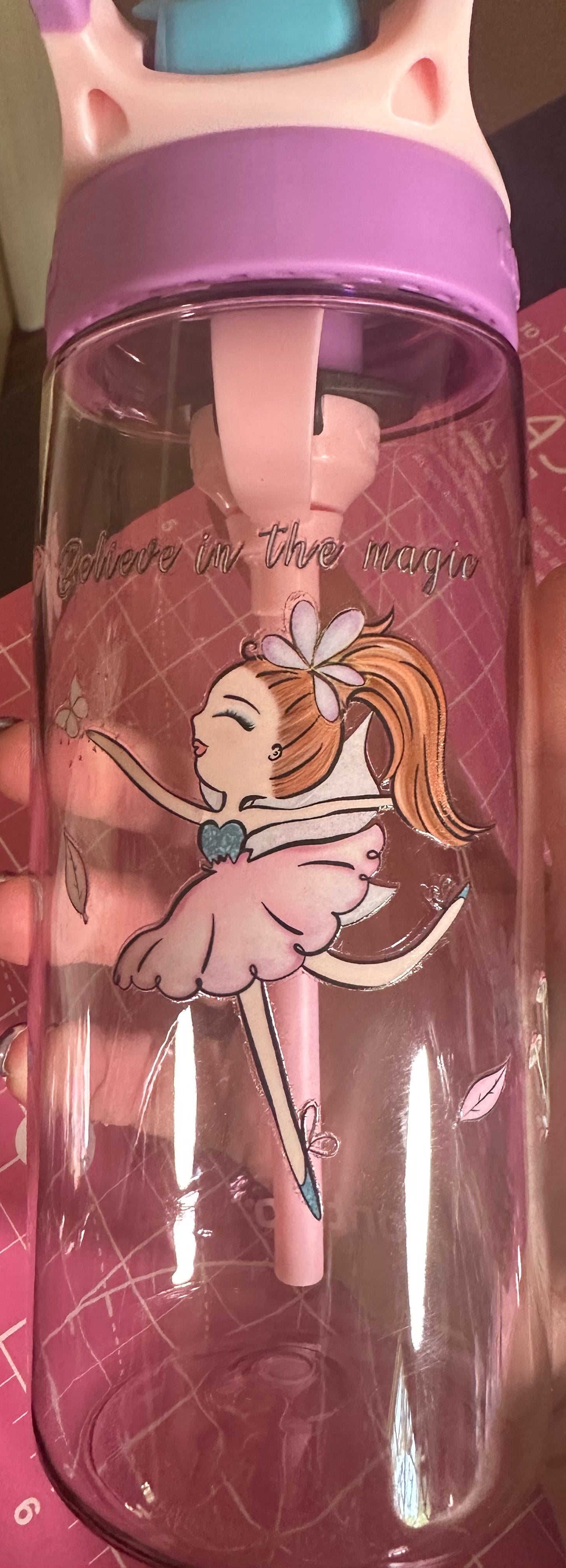 20 oz Ballet or Fairy Water bottle